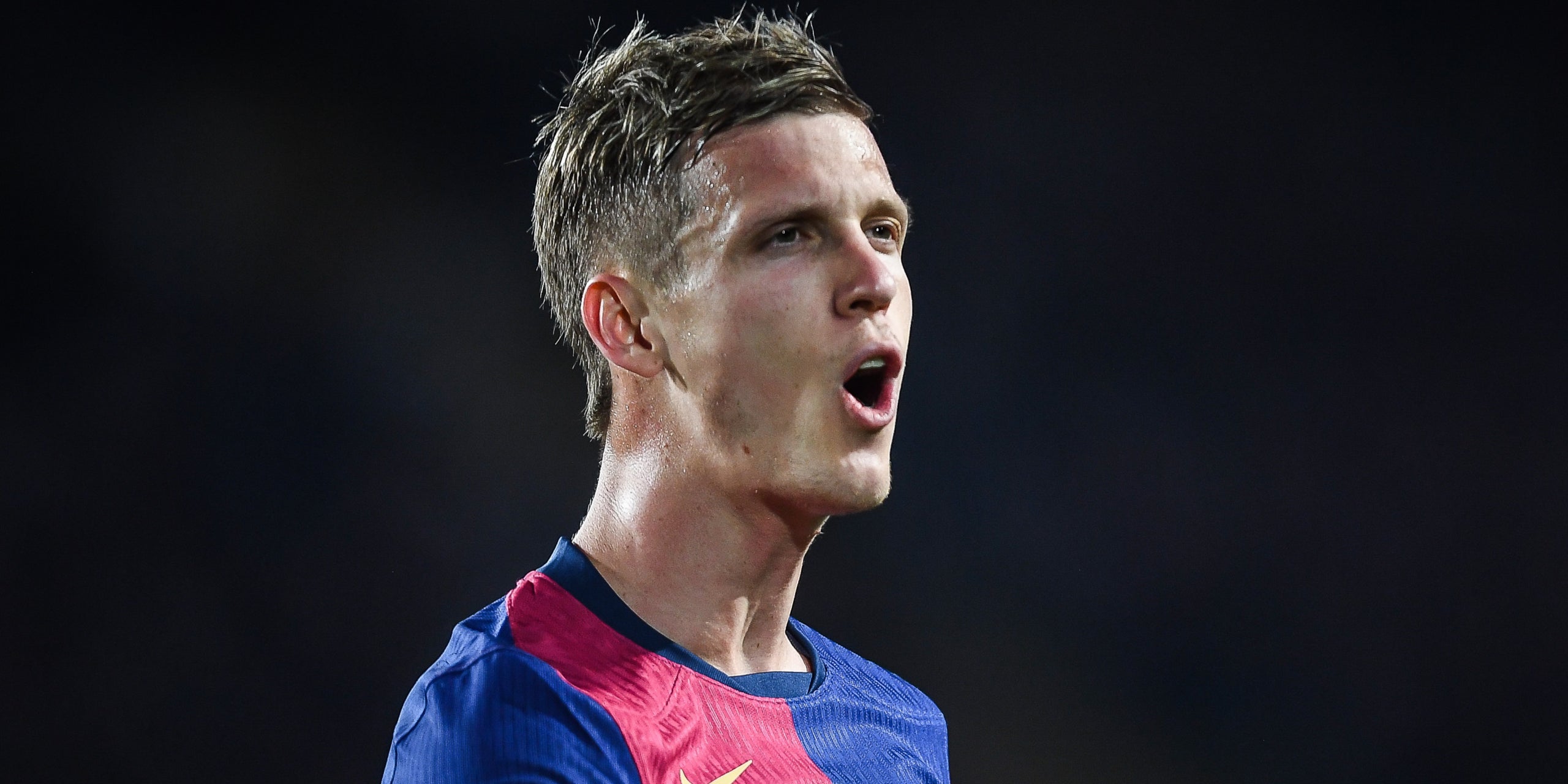 Dani Olmo, durant el Barça-Osasuna | Europa Press