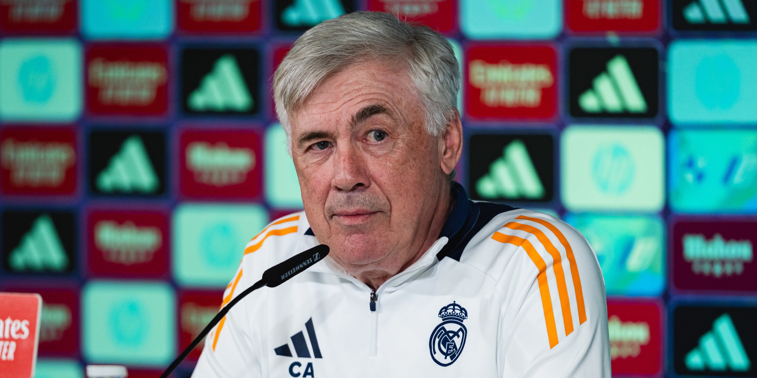 Carlo Ancelotti, durant una roda de premsa amb el Madrid | Europa Press