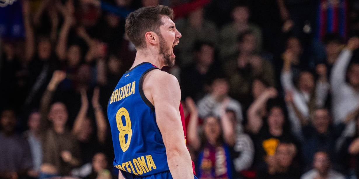 Darío Brizuela durant el Barça-Zalgiris de l'Eurolliga | FC Barcelona