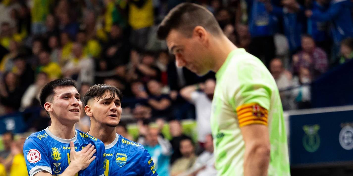 Sergio Lozano, capitán del Barça de fútbol sala, durante el partido contra Peníscola | FC Barcelona