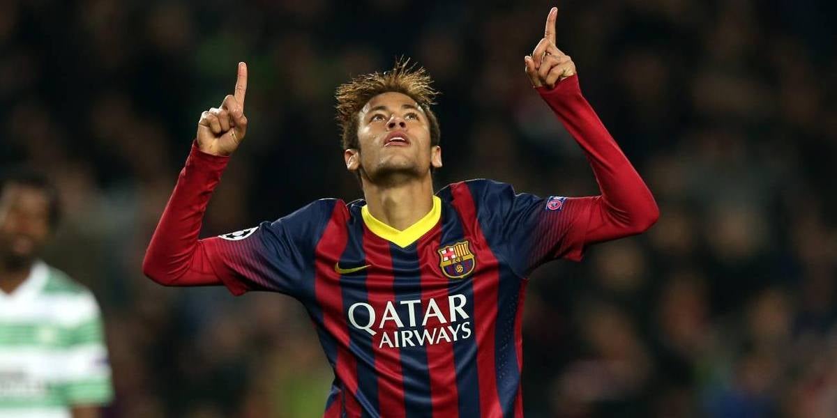 Neymar Jr., celebrant un gol amb el Barça | FC Barcelona