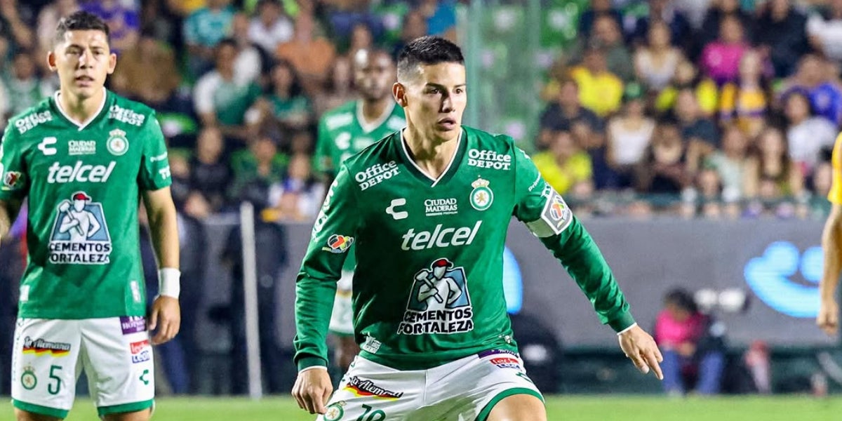 James Rodríguez, disputant un partit amb el Club León mexicà | @jamesrodriguez