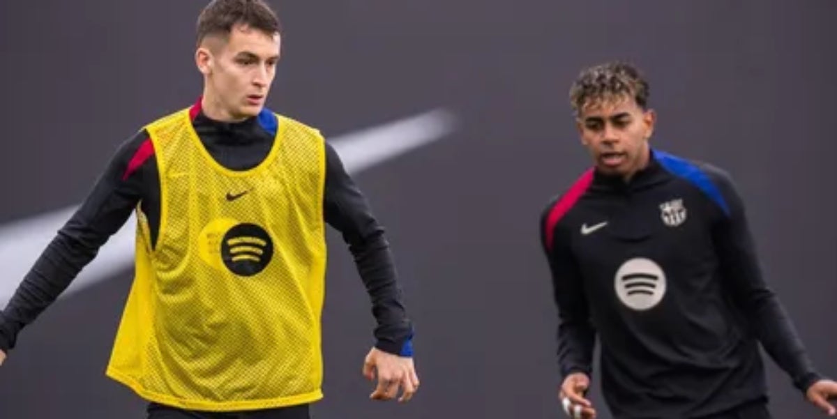 Marc Casadó i Lamine Yamal, abans del Barça-Benfica | FC Barcelona