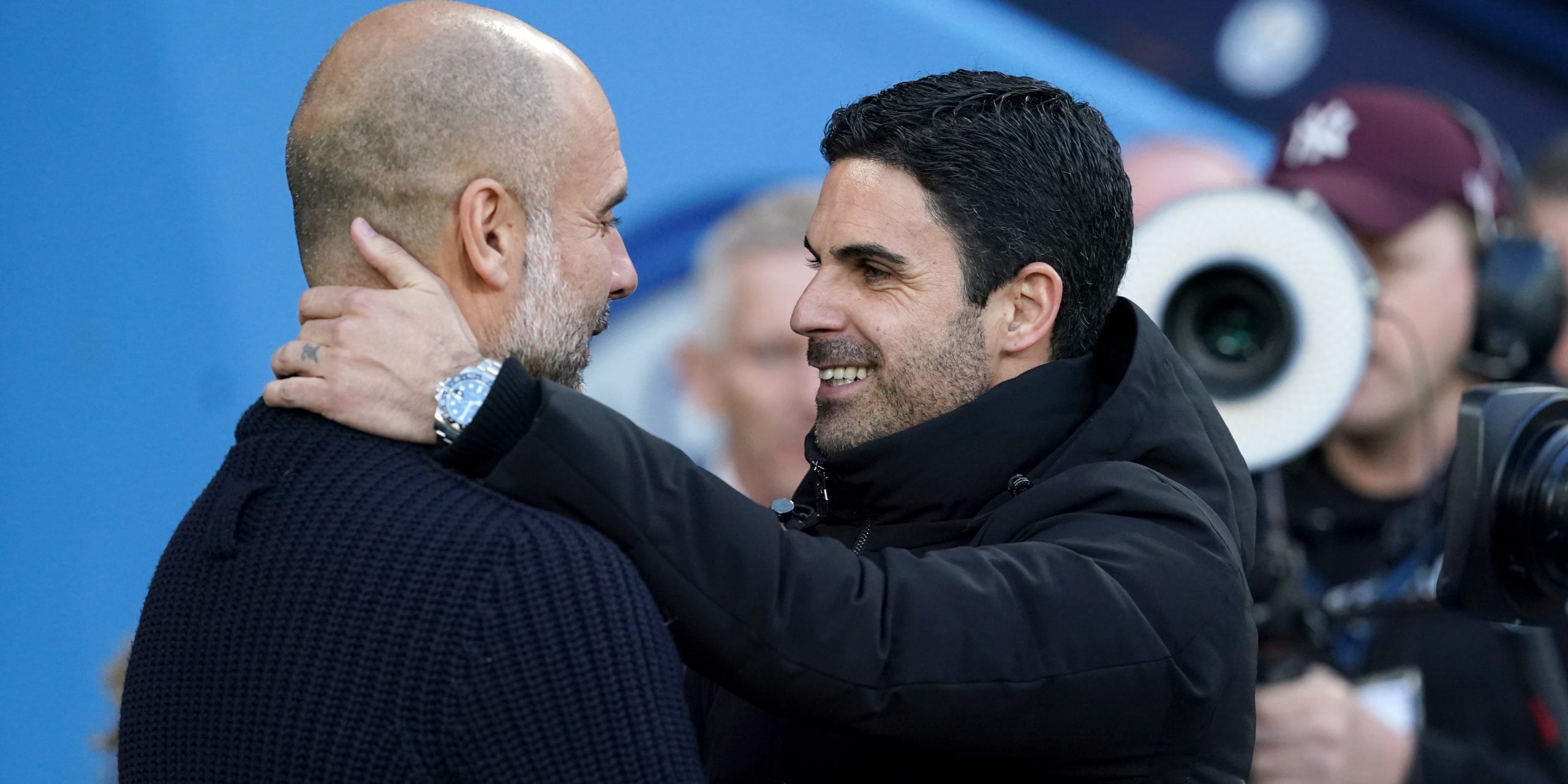 Pep Guardiola i Mikel Arteta, en una imatge d'arxiu | Europa Press