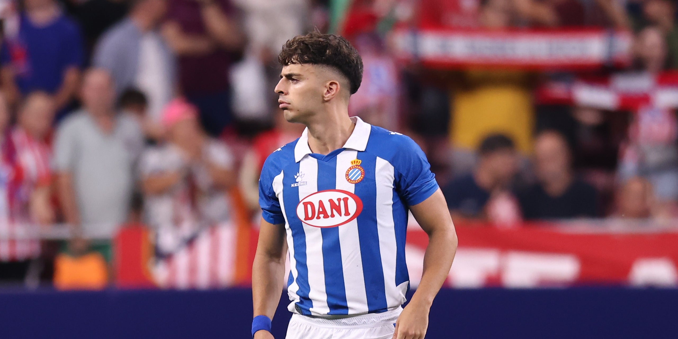 Álvaro Aguado, jugador de l'Espanyol, durant un partit | Europa Press
