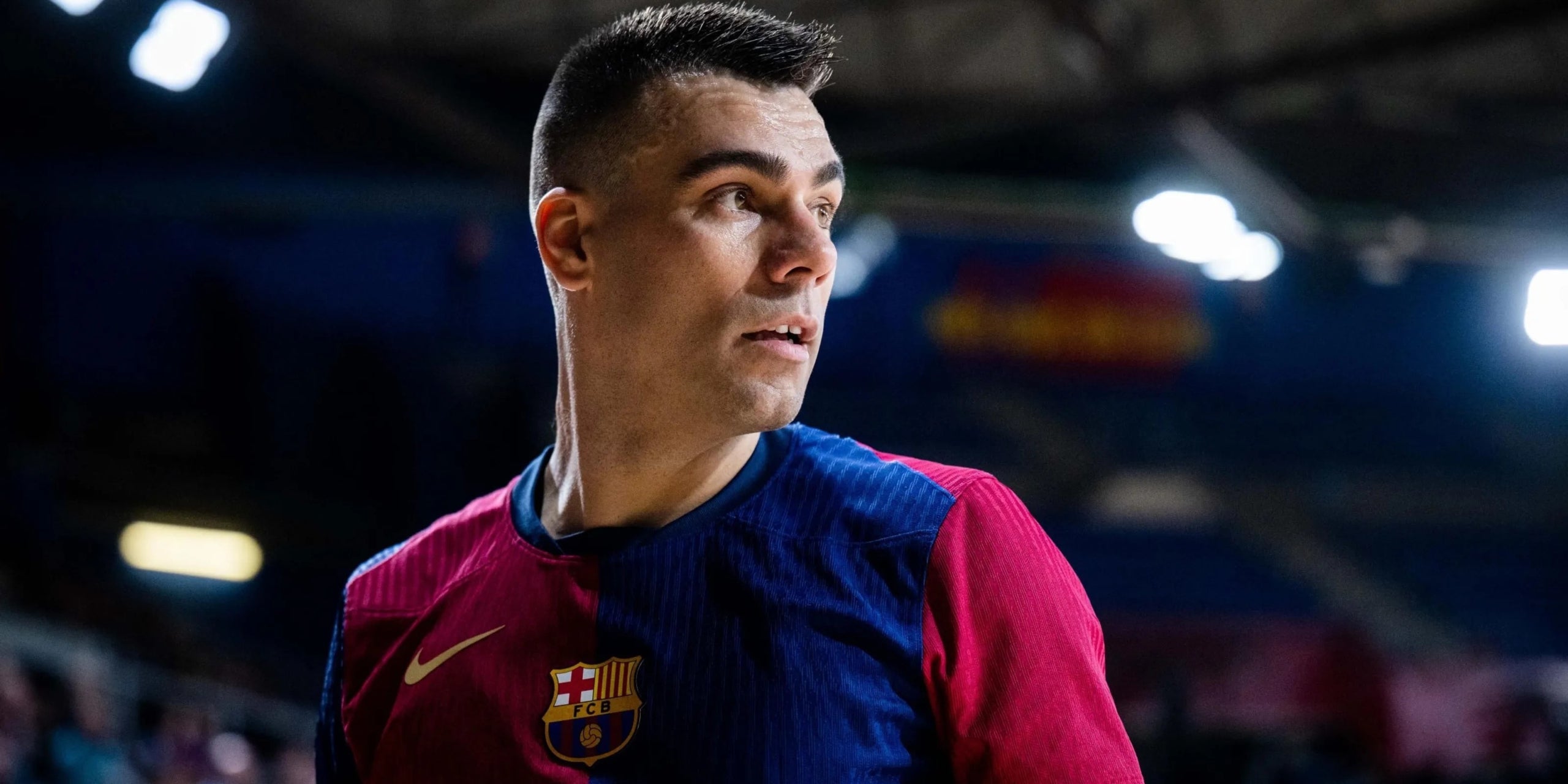 Sergio Lozano, durante un partido con el Barça | Europa Press