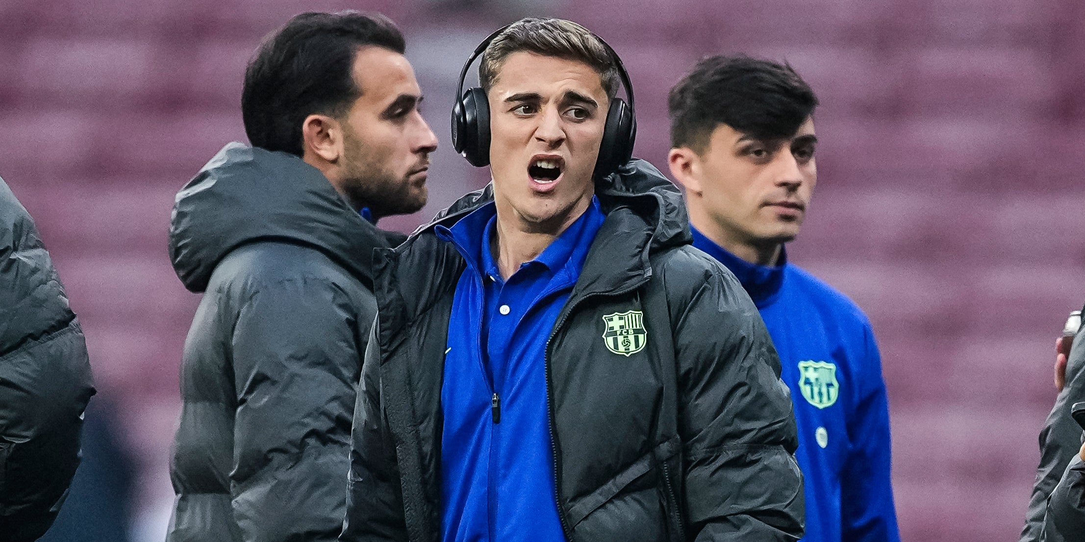 Gavi, abans del partit de Copa contra l'Atlètic de Madrid | Europa Press