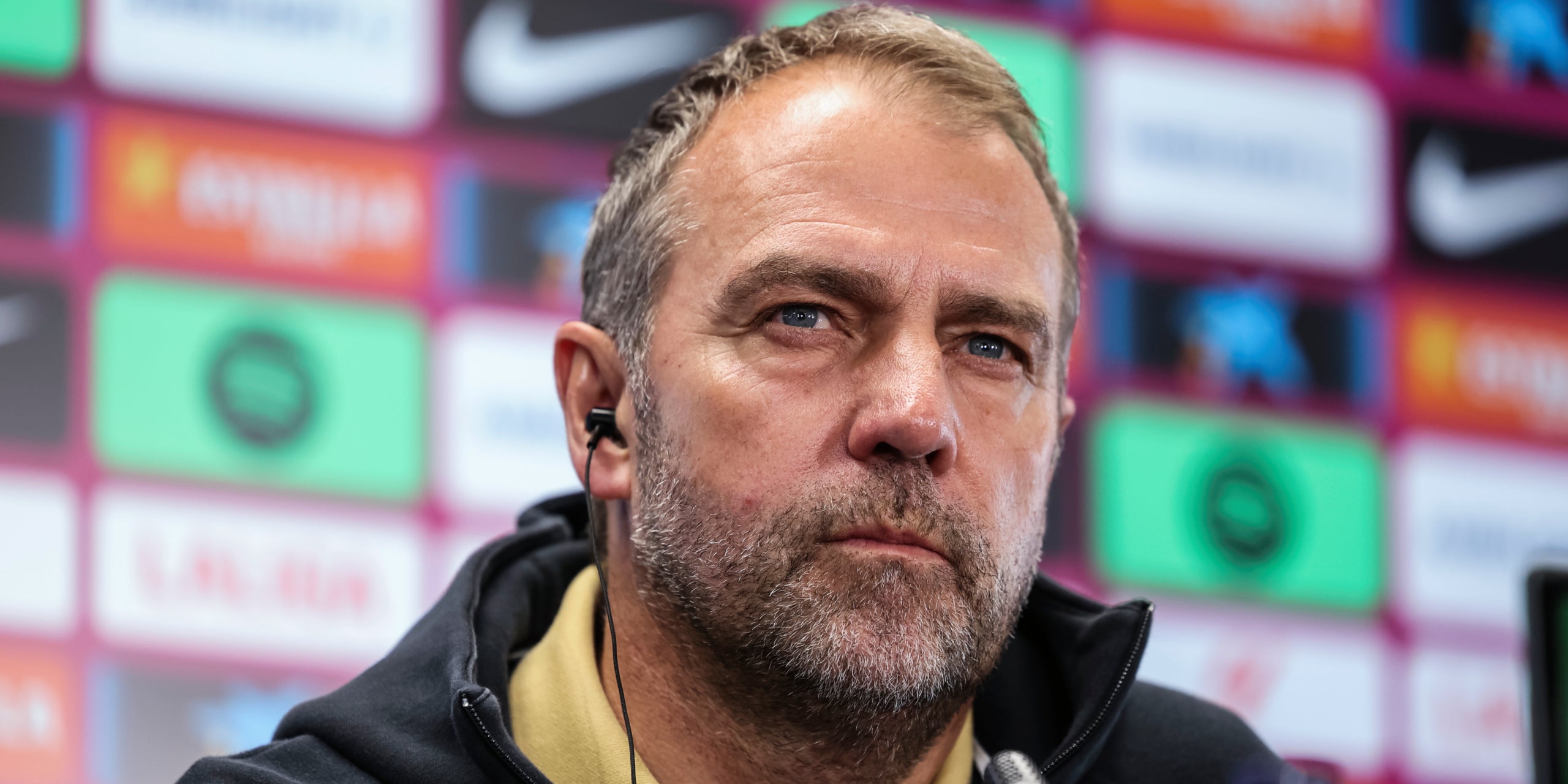 Hansi Flick, entrenador del Barça, en roda de premsa | Europa Press