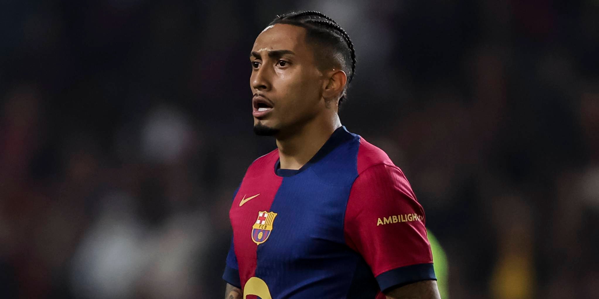 Raphinha, durante un partido con el Barça | Europa Press