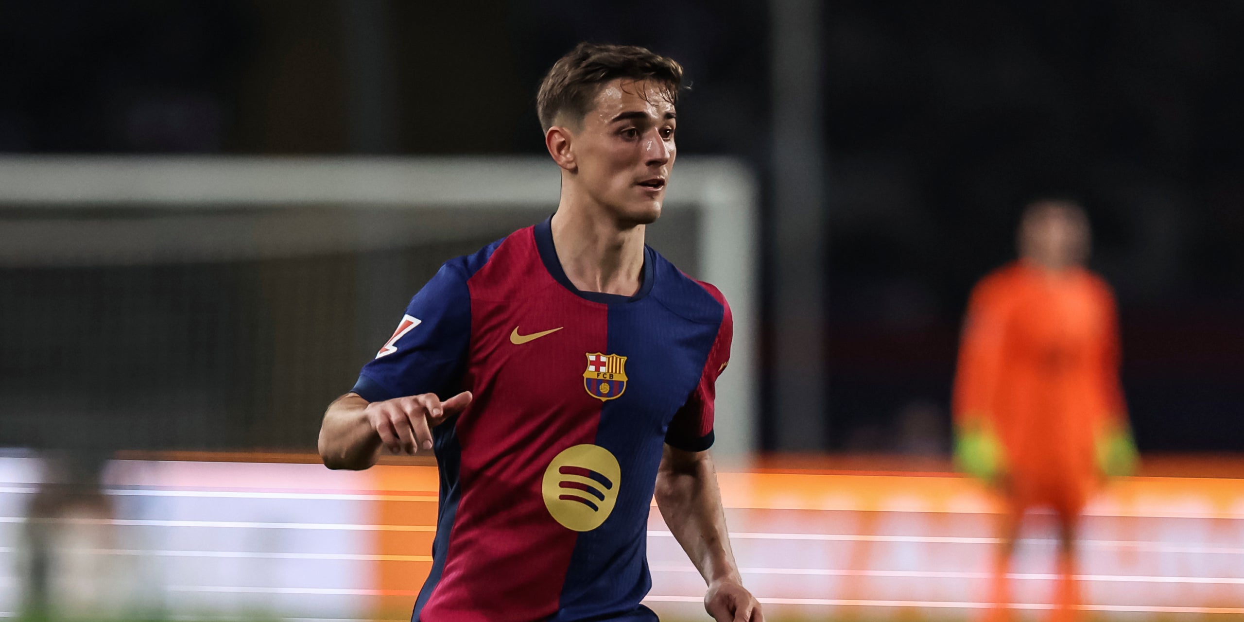 Gavi, durant un partit del Barça | Europa Press