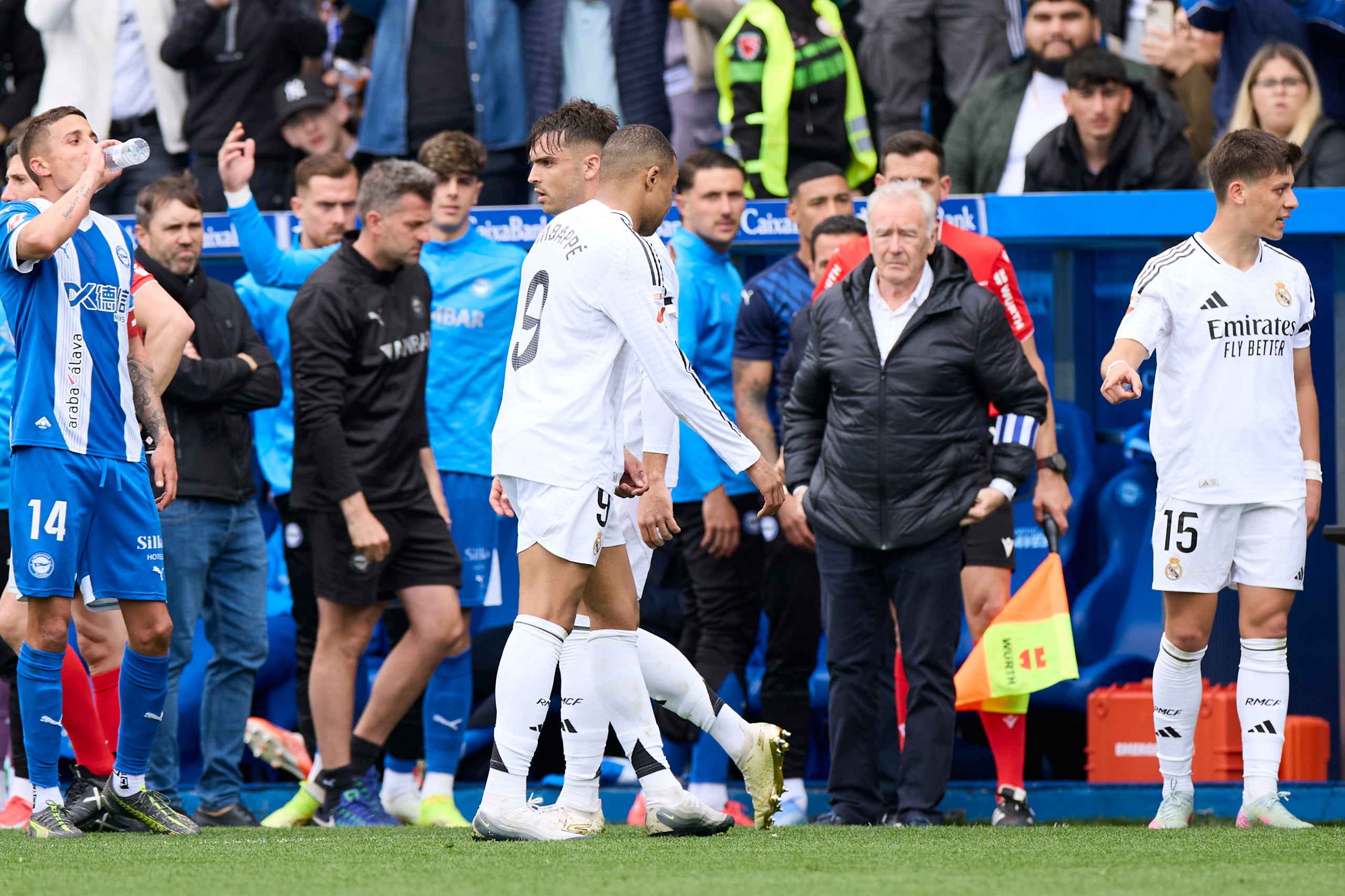 Kylian Mbappé, després de ser expulsat | Europa Press