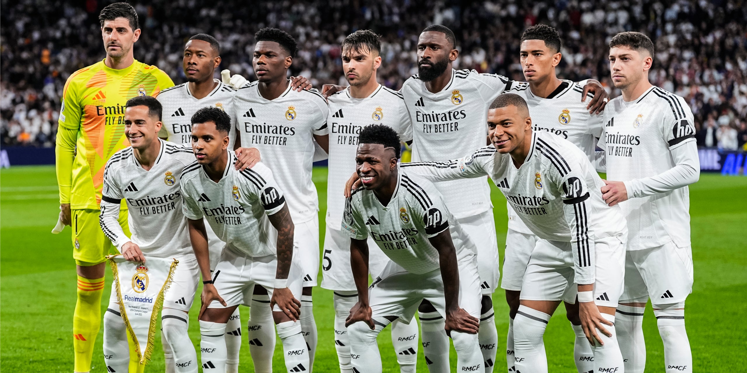 Els jugadors del Madrid, abans del partit contra l'Arsenal | Europa Press