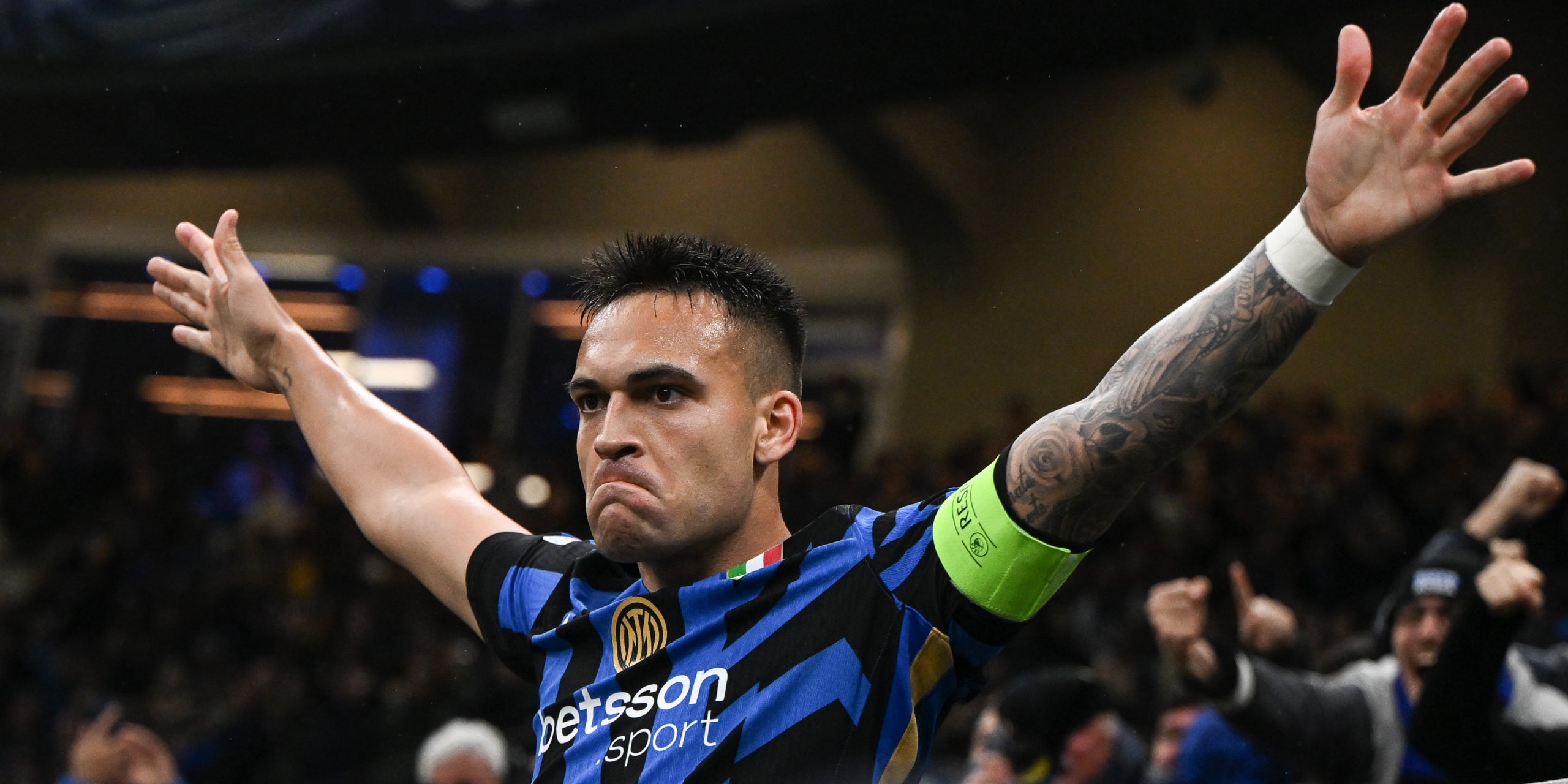 Lautaro Martínez celebra su gol contra el Bayern de Múnich | Europa Press