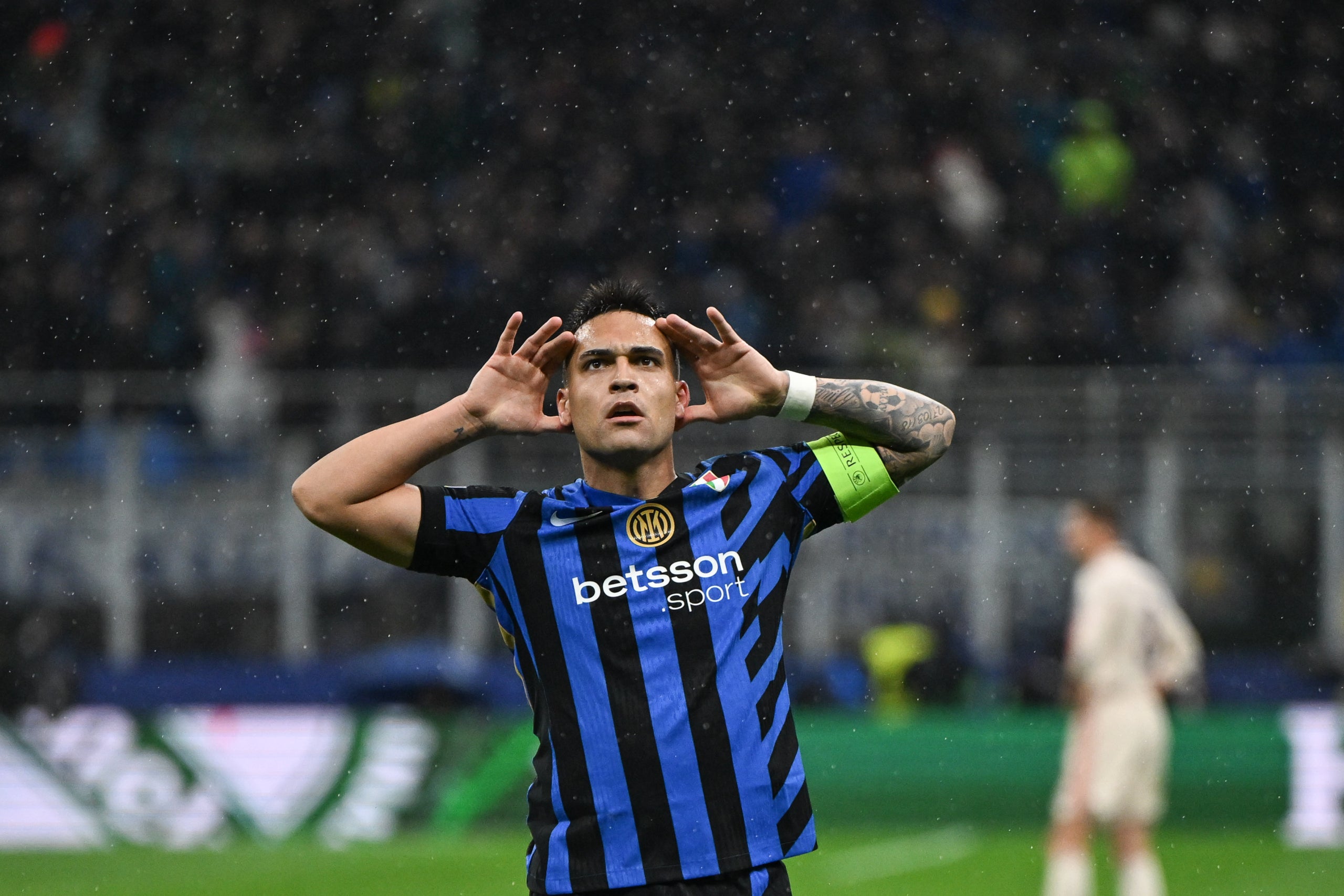 Lautaro Martínez celebra su gol contra el Bayern de Múnich | Europa Press