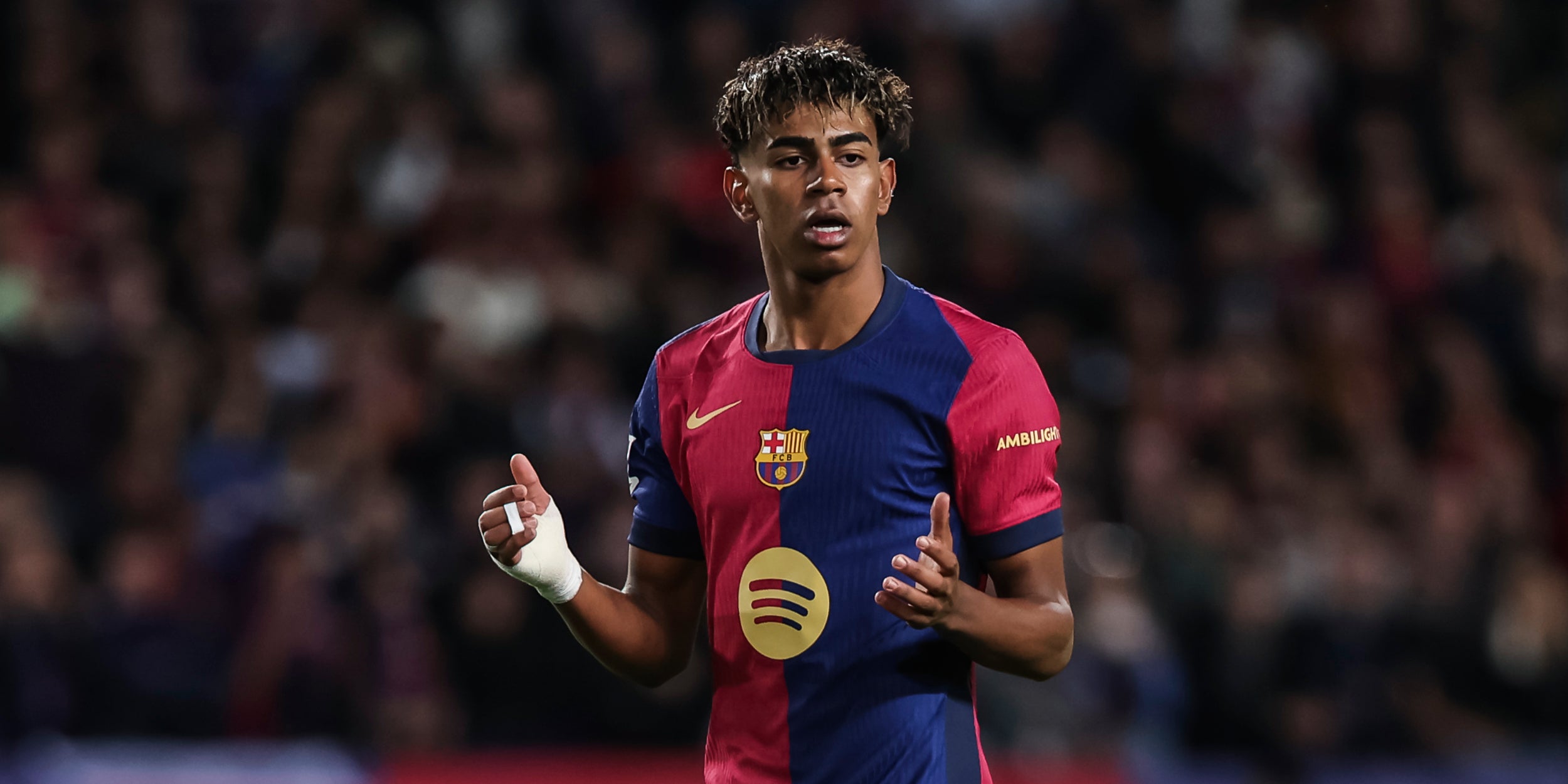 Lamine Yamal, durant un partit amb el Barça | Europa Press
