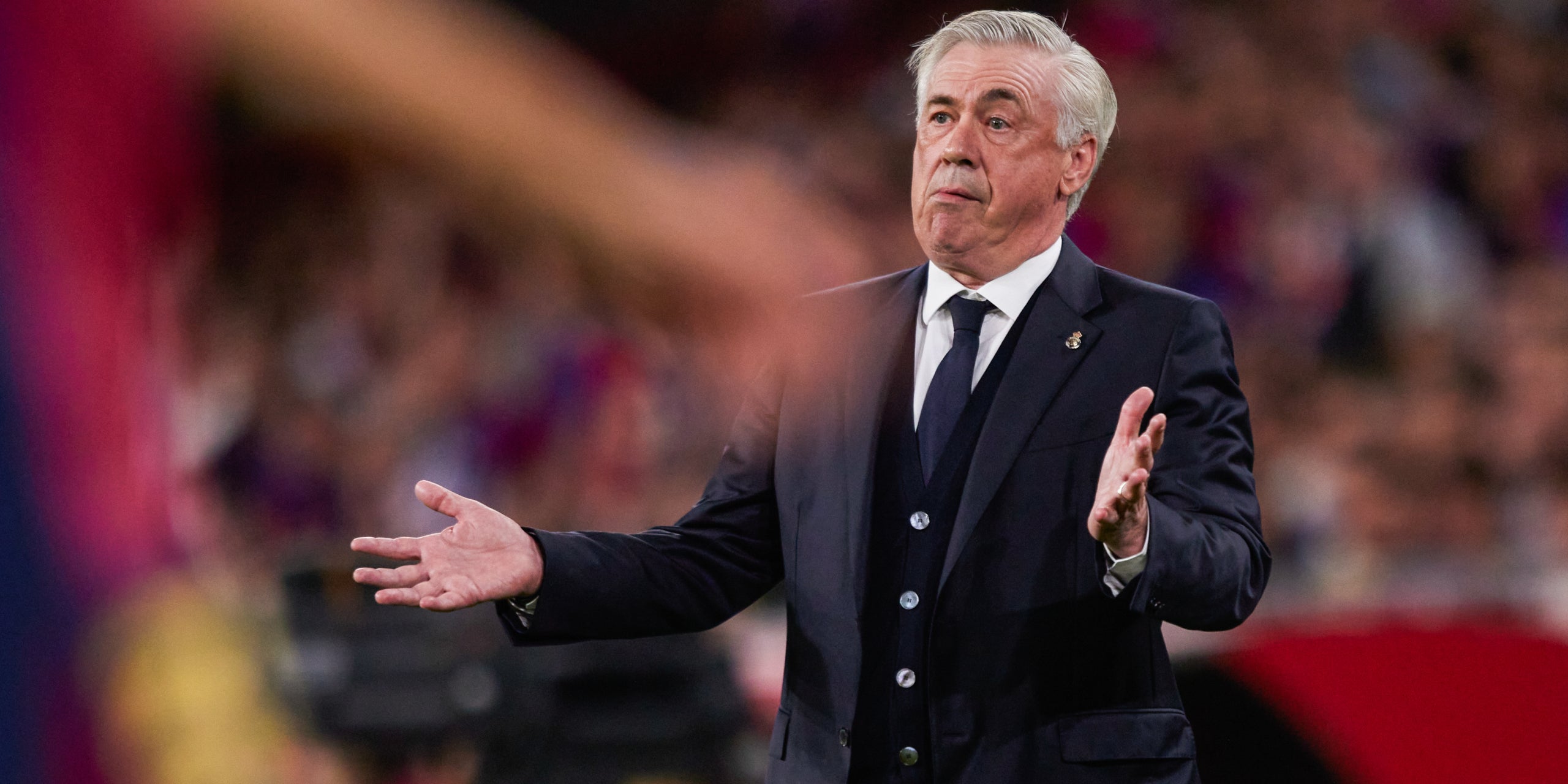 Carlo Ancelotti, entrenador del Reial Madrid, durant la final de Copa | Europa Press