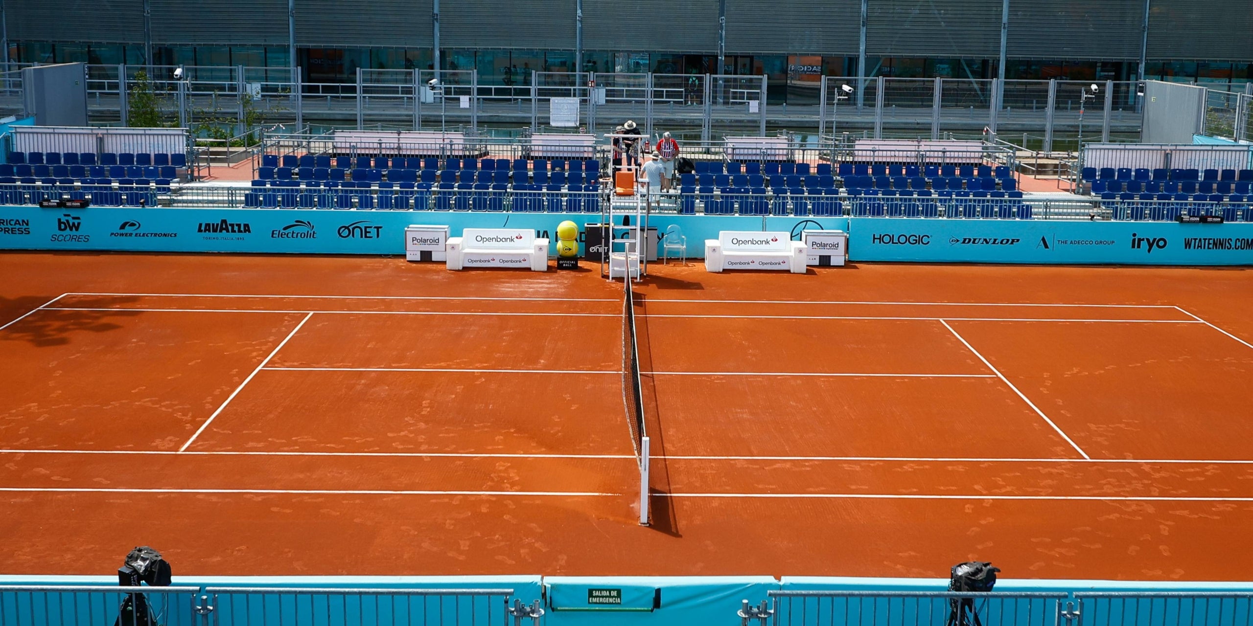 La jornada de dilluns del Masters 1000 de Madrid s'ha hagut de suspendre per l'apagada general | Europa Press