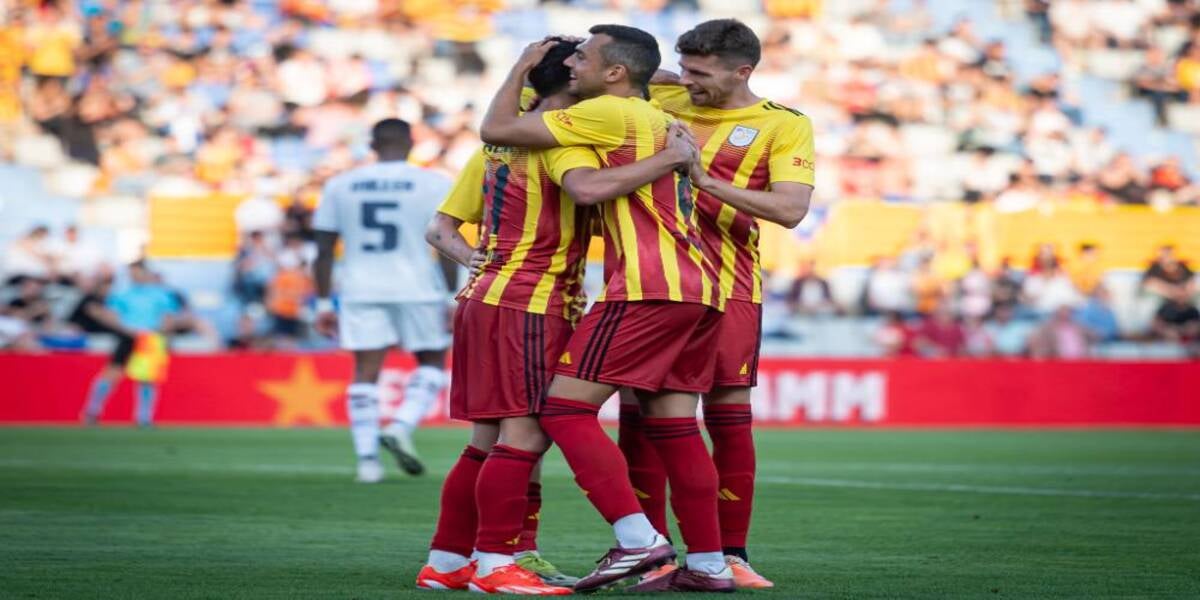 Catalunya, celebrando un gol contra Panamá durante el partido de 2024 | FCF