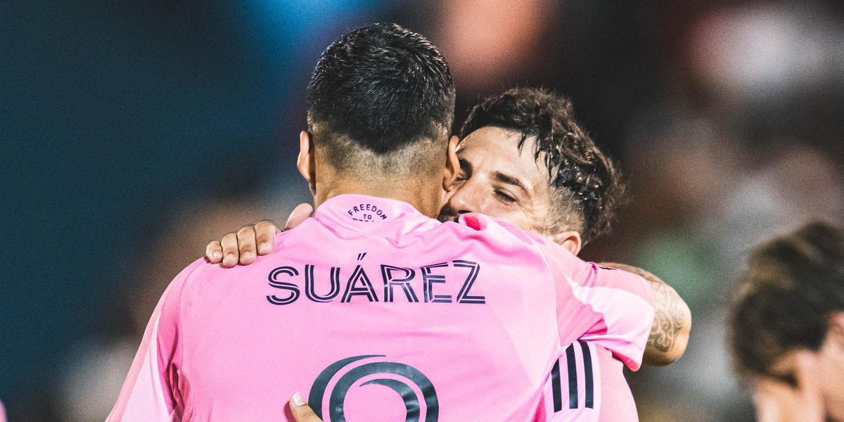 Luis Suárez i Jordi Alba, durant un partit amb l'Inter Miami | @JordiAlba