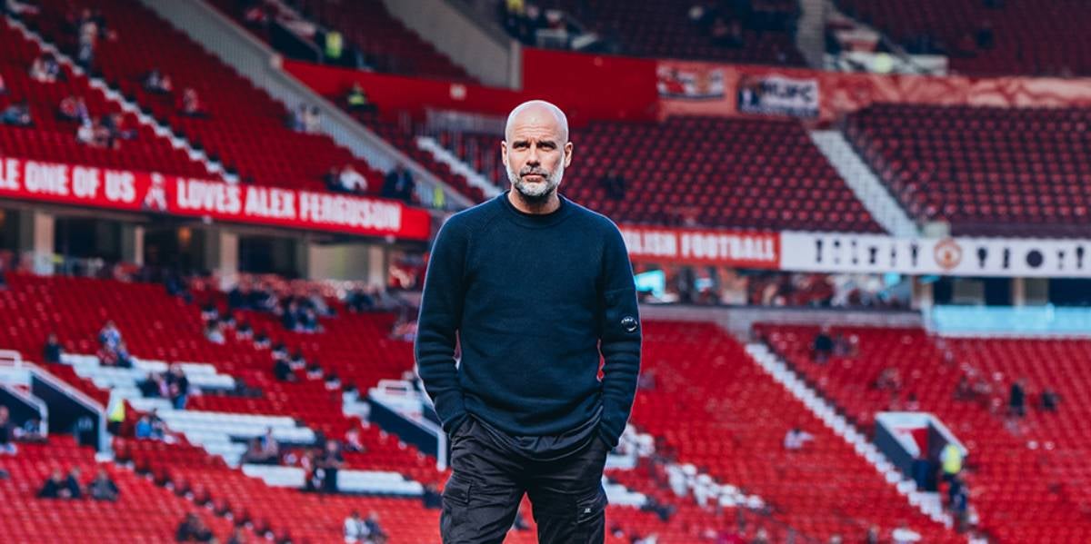 Pep Guardiola, a Old Trafford | Europa Press