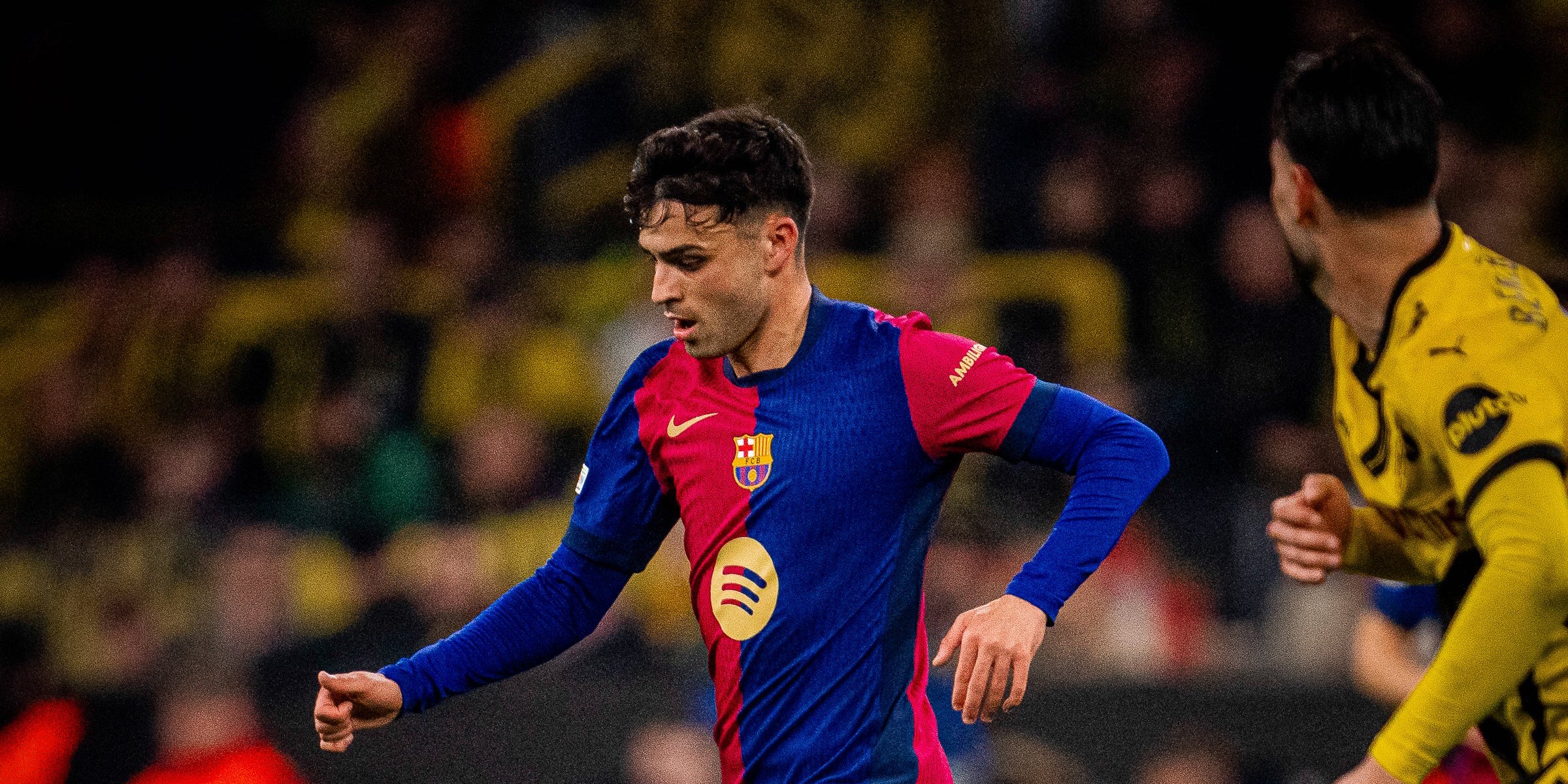 Pedri, durant la tornada dels quarts de final de la Champions contra el Borussia Dortmund | FC Barcelona