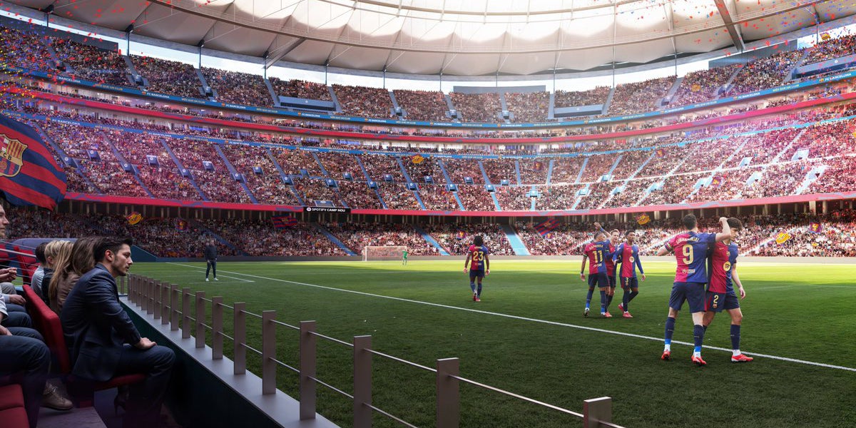 Representación virtual sobre el nuevo Spotify Camp Nou | FC Barcelona