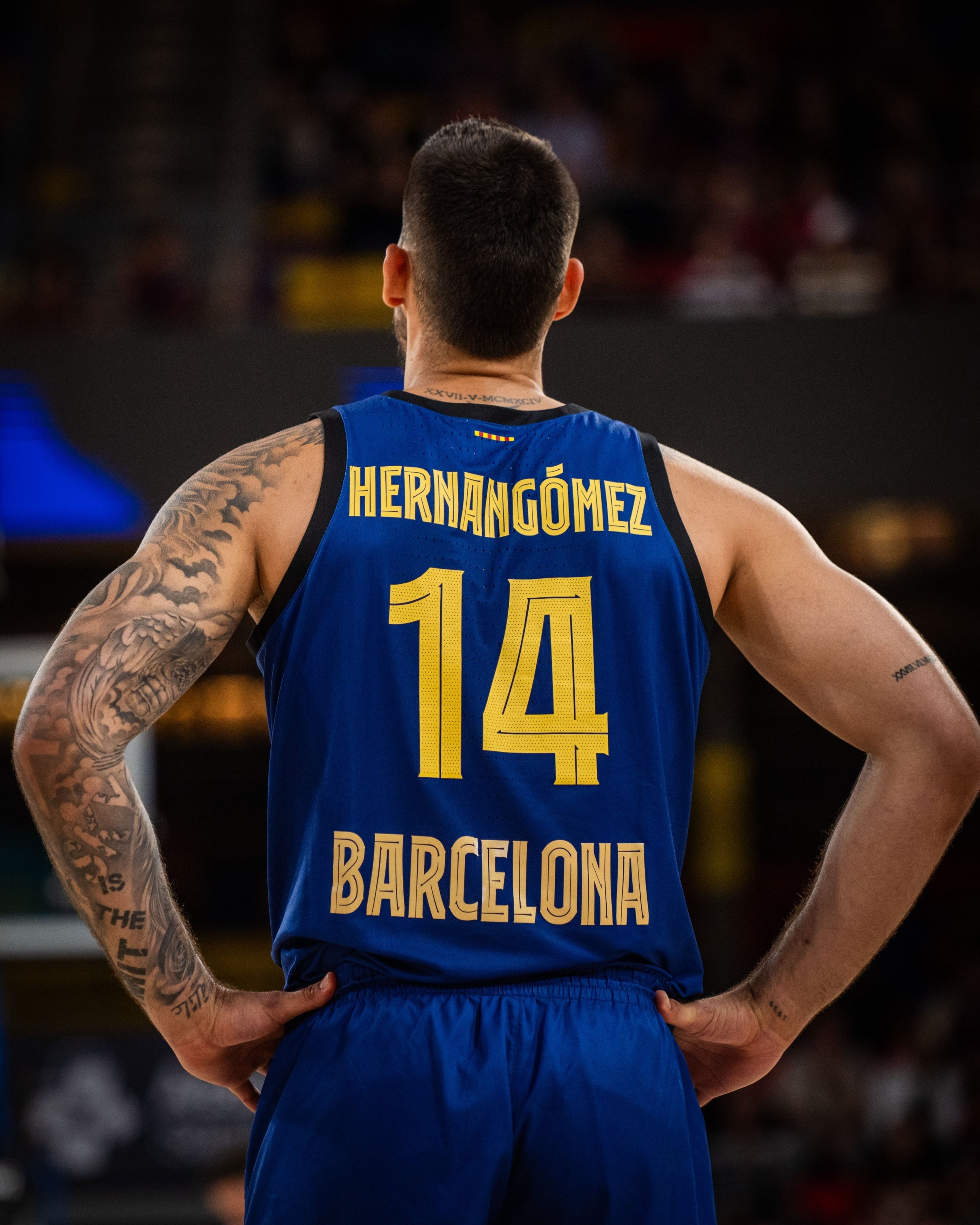 Willy Hernangómez, durant el Barça-Mònaco | FC Barcelona