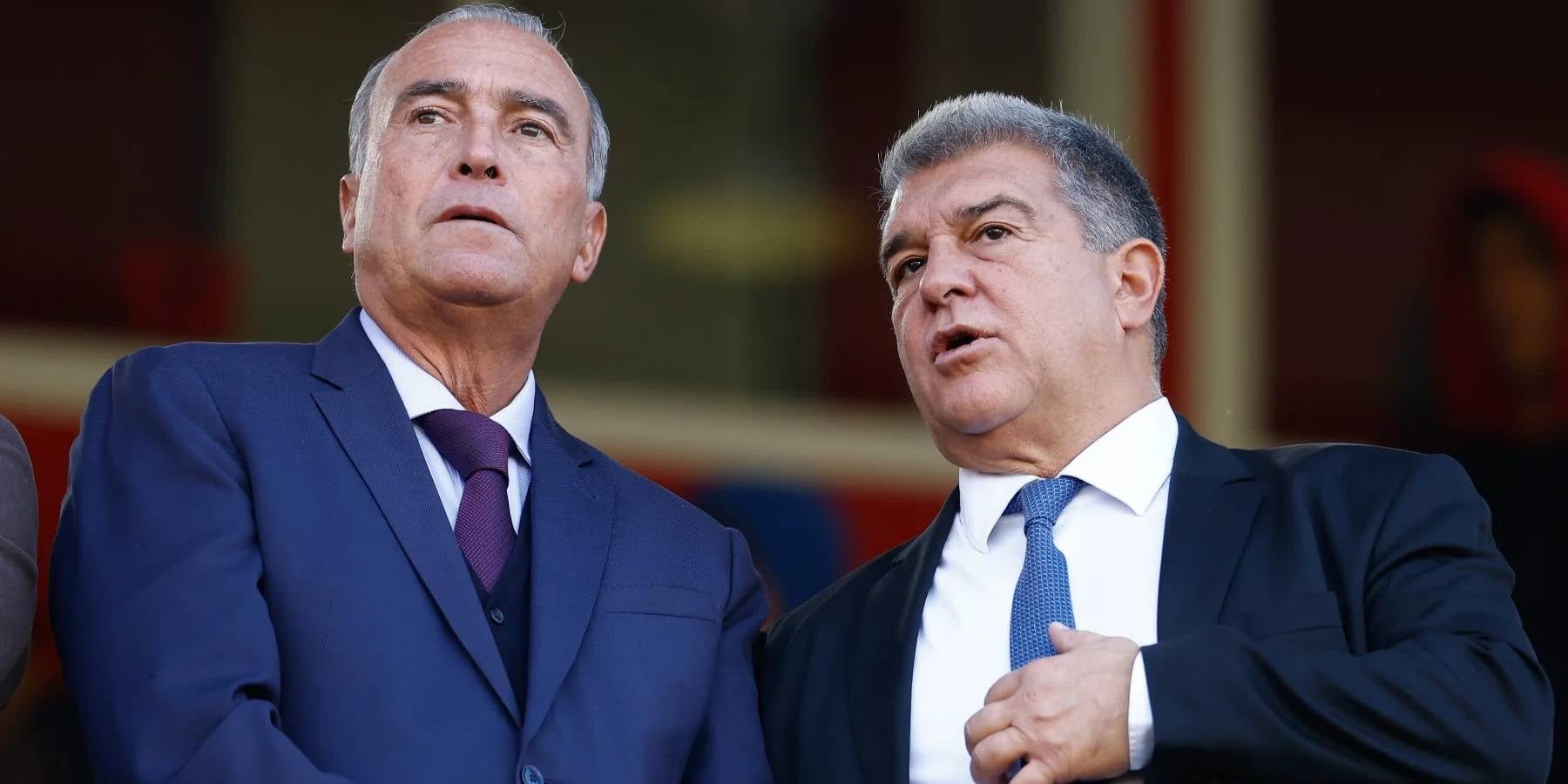 Rafa Yuste i Joan Laporta, en una imatge d'arxiu | Europa Press