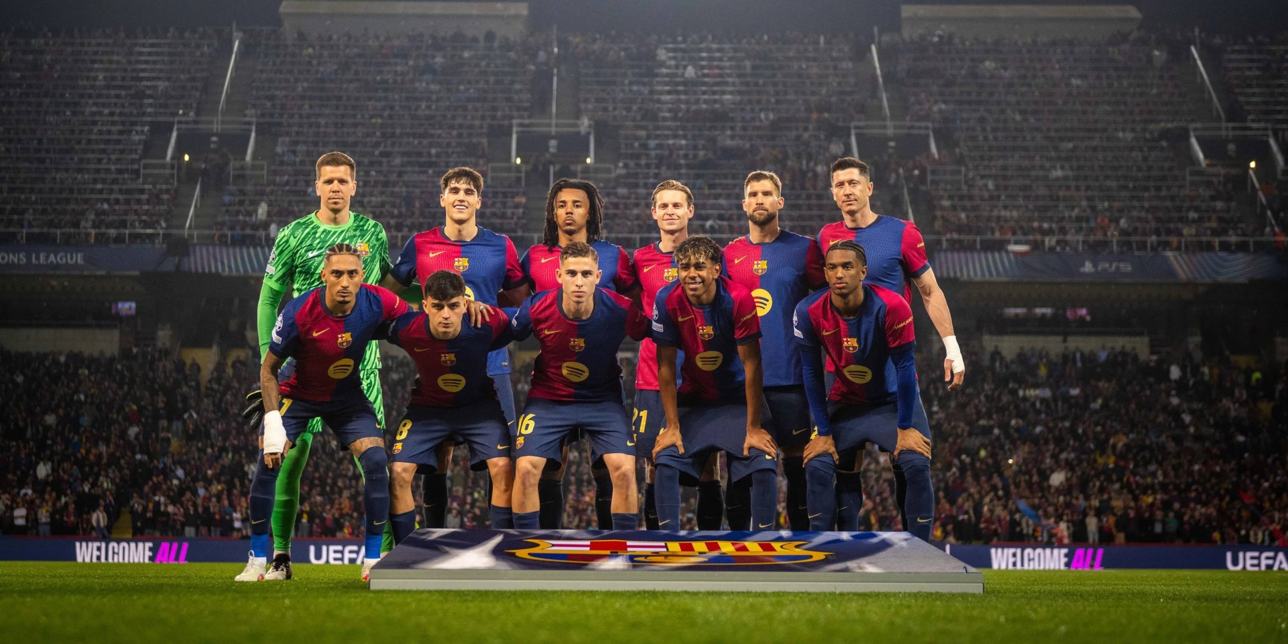 El once titular del Barça contra el Borussia Dortmund | FC Barcelona