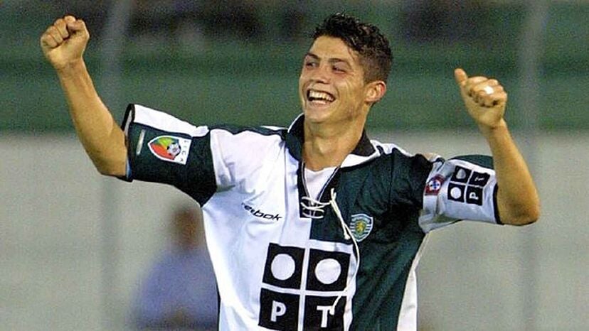 Cristiano Ronaldo, durant un partit amb l'Sporting de Portugal | Sporting Clube de Portugal