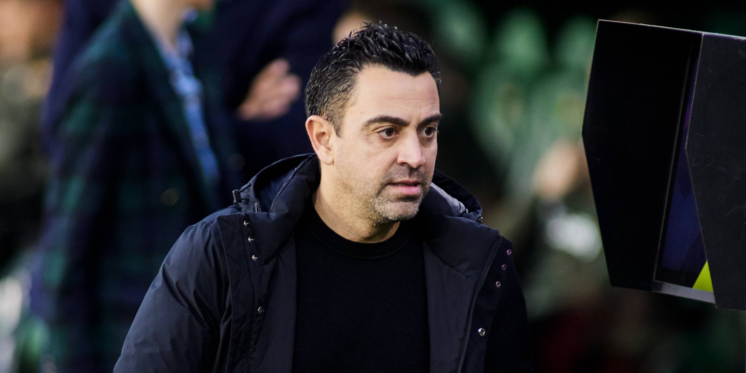 Xavi Hernández durant la seva etapa d'entrenador del Barça | Europa Press