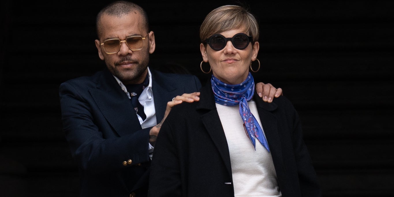 Dani Alves i la seva advocada, Inés Guardiola | Europa Press