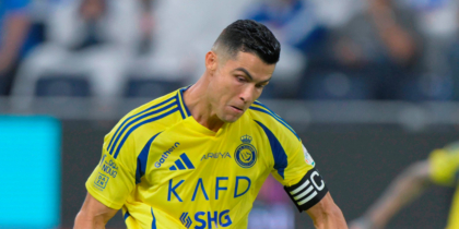 Cristiano Ronaldo, lors d'un match avec al-Nassr