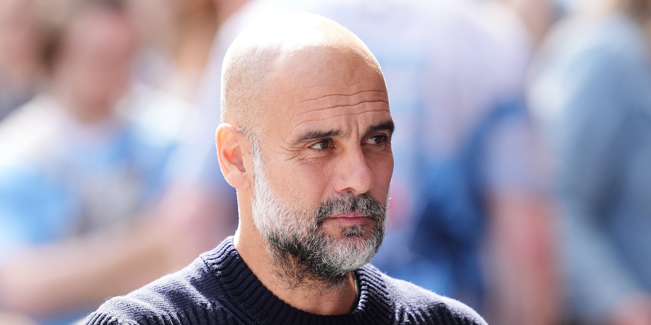 Pep Guardiola, durant un partit amb el Manchester City | Europa Press