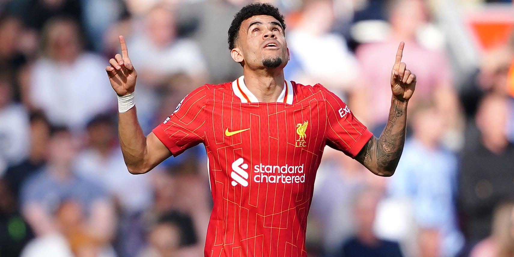 Luis Díaz, celebrant un gol amb el Liverpool | Europa Press