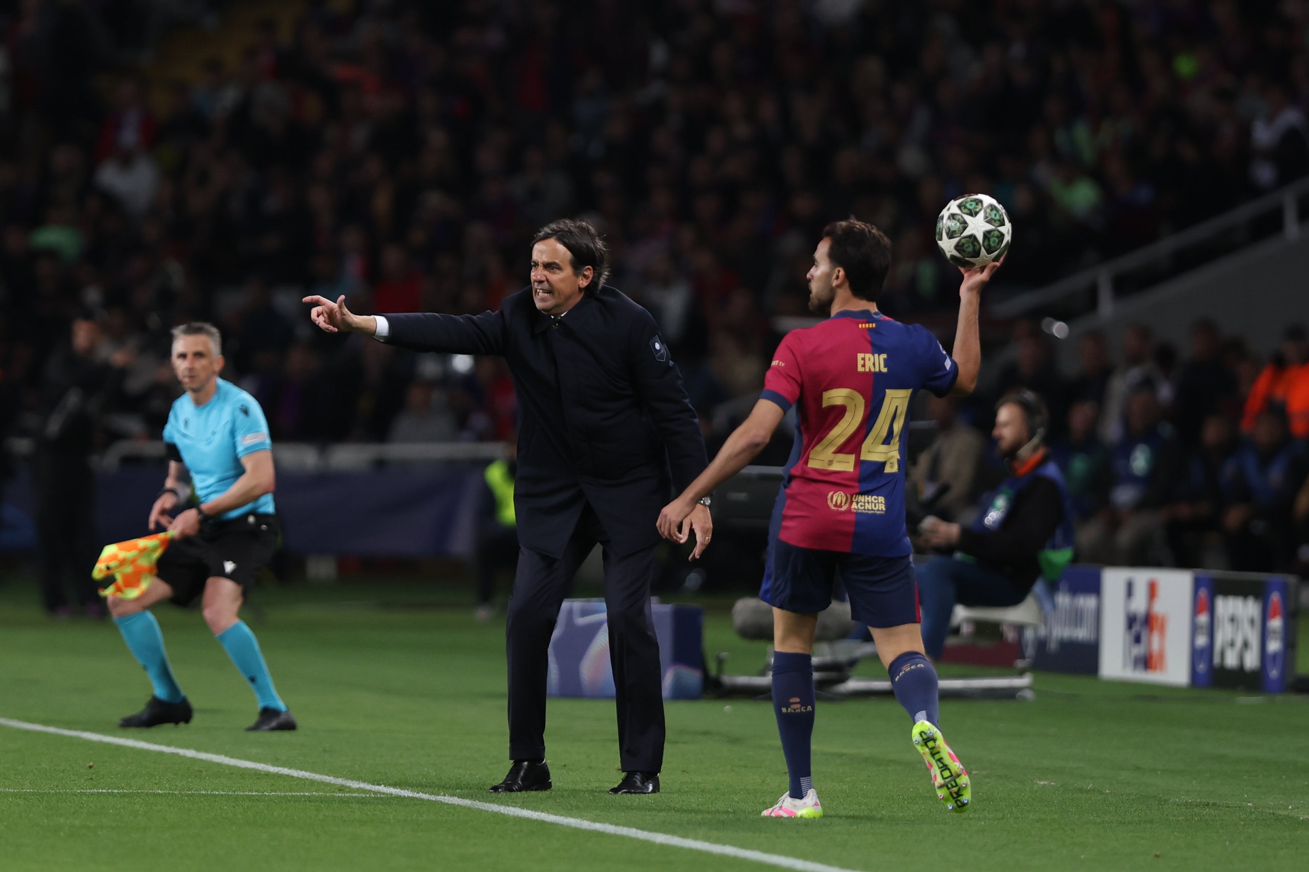 Simone Inzaghi, durant el Barça-Inter de Milà | Europa Press