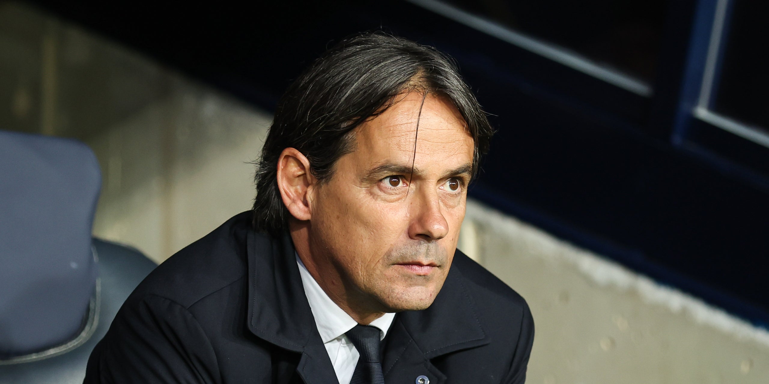 Simone Inzaghi, durant el Barça-Inter d'anada de semifinals de la Champions | Europa Press