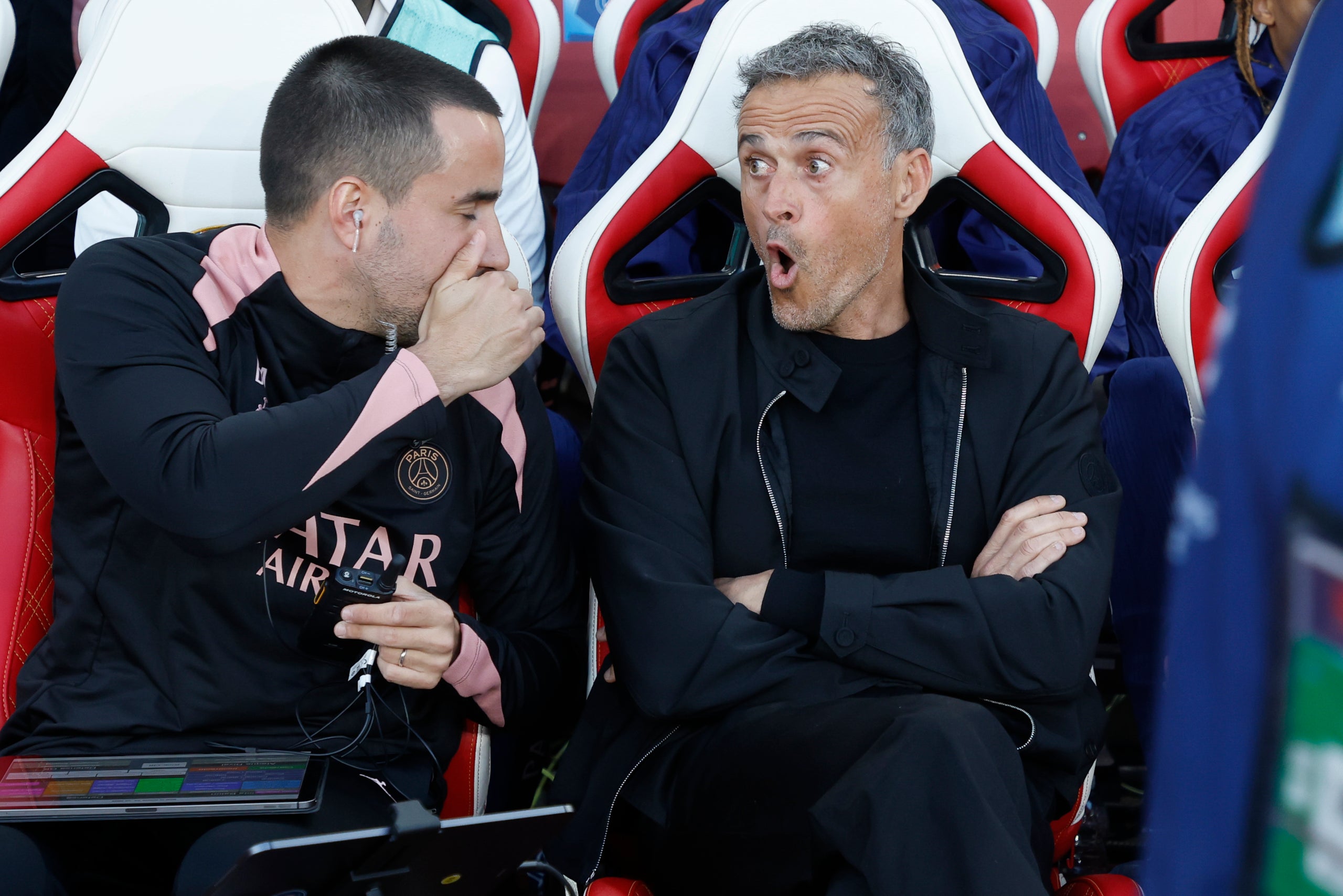 Luis Enrique, durant les semifinals de la Champions contra l'Arsenal | Europa Press