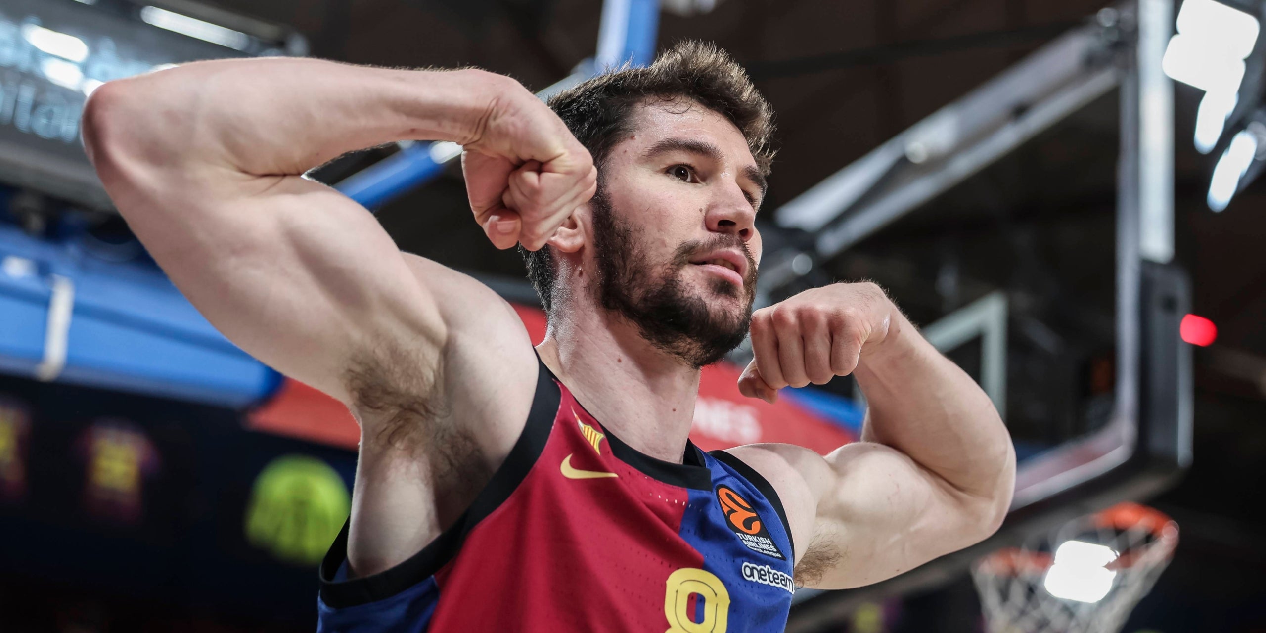 Darío Brizuela durant el Barça-Mònaco de l'Eurolliga | Europa Press