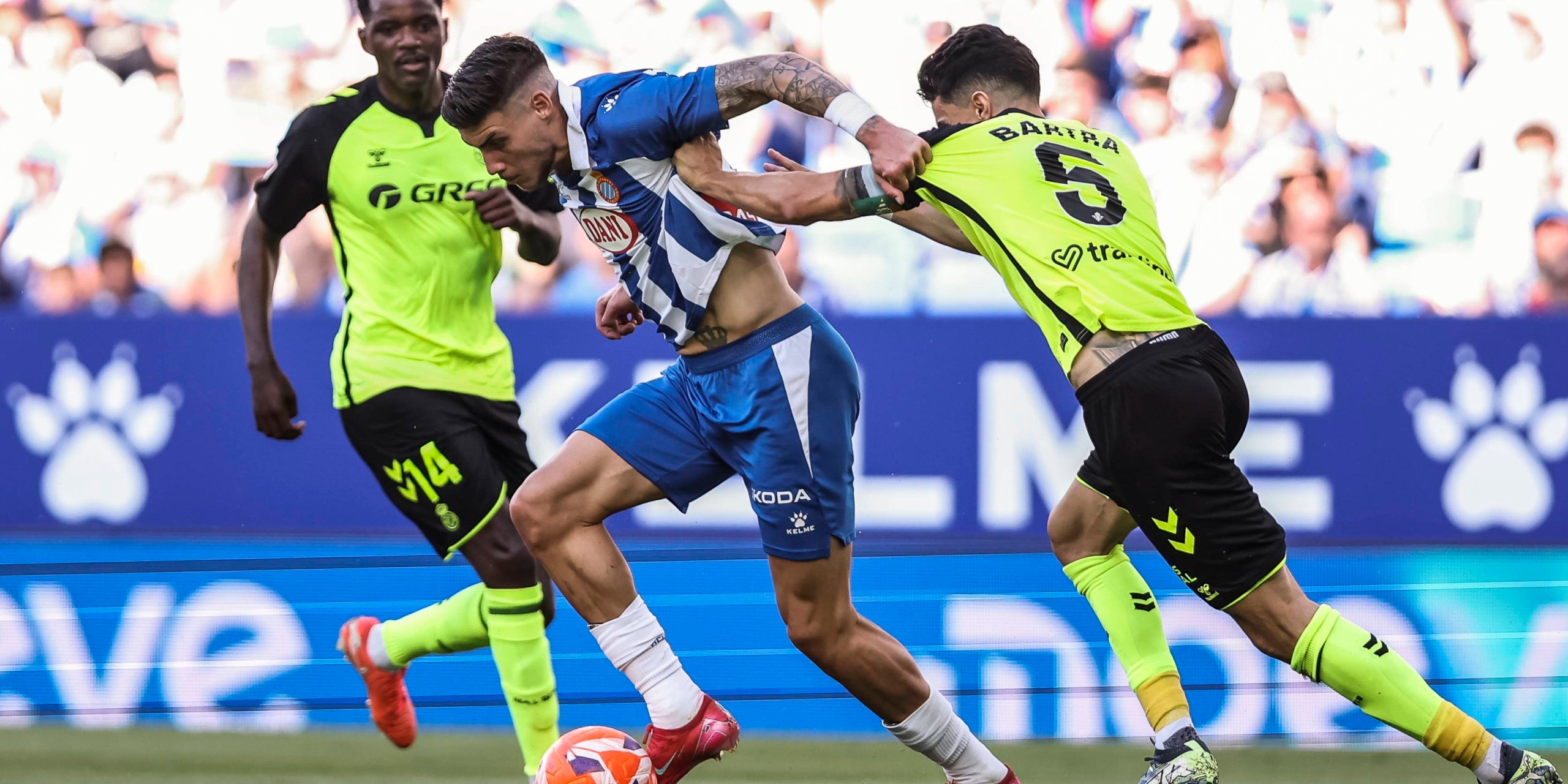 Una imatge del duel entre l'Espanyol i el Betis | Europa Press