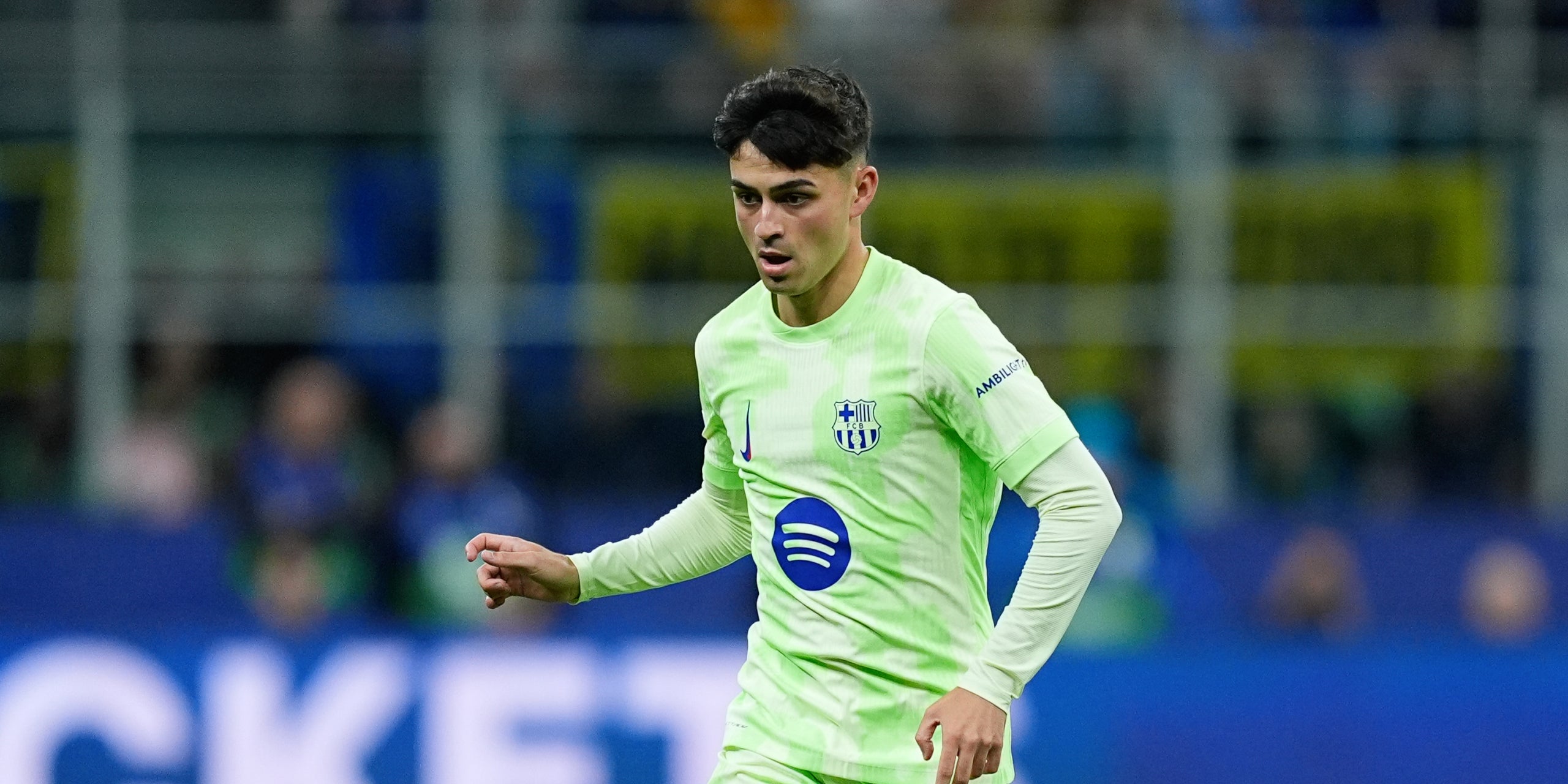 Pedri, durante el Inter-Barça de las semifinales de la Champions | Europa Press