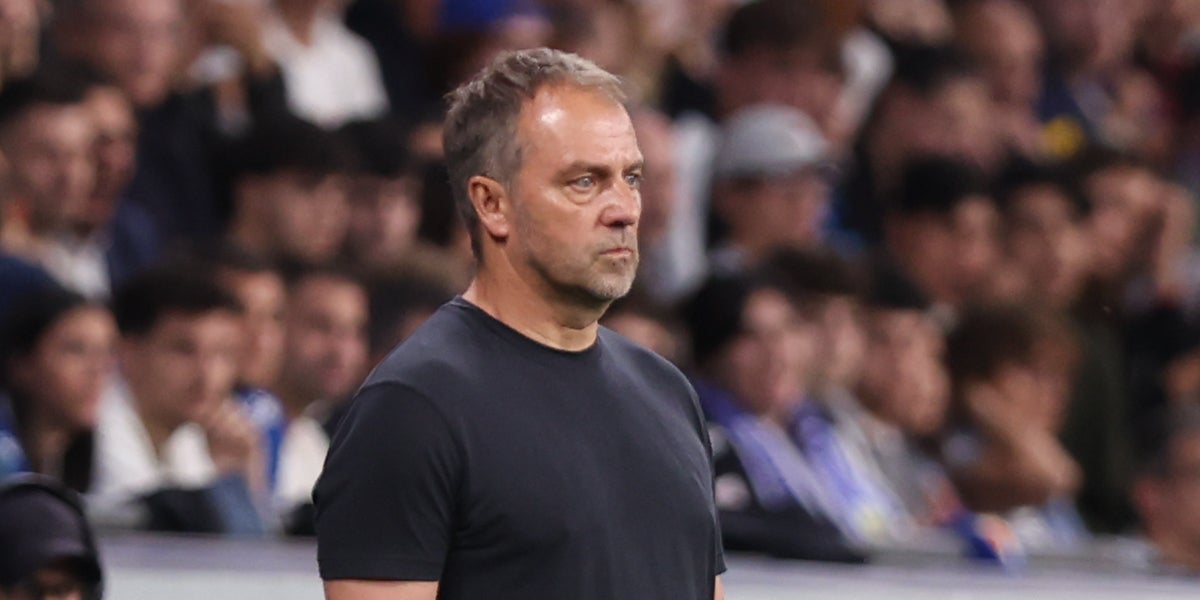 Hansi Flick, durant un partit amb el Barça | Europa Press