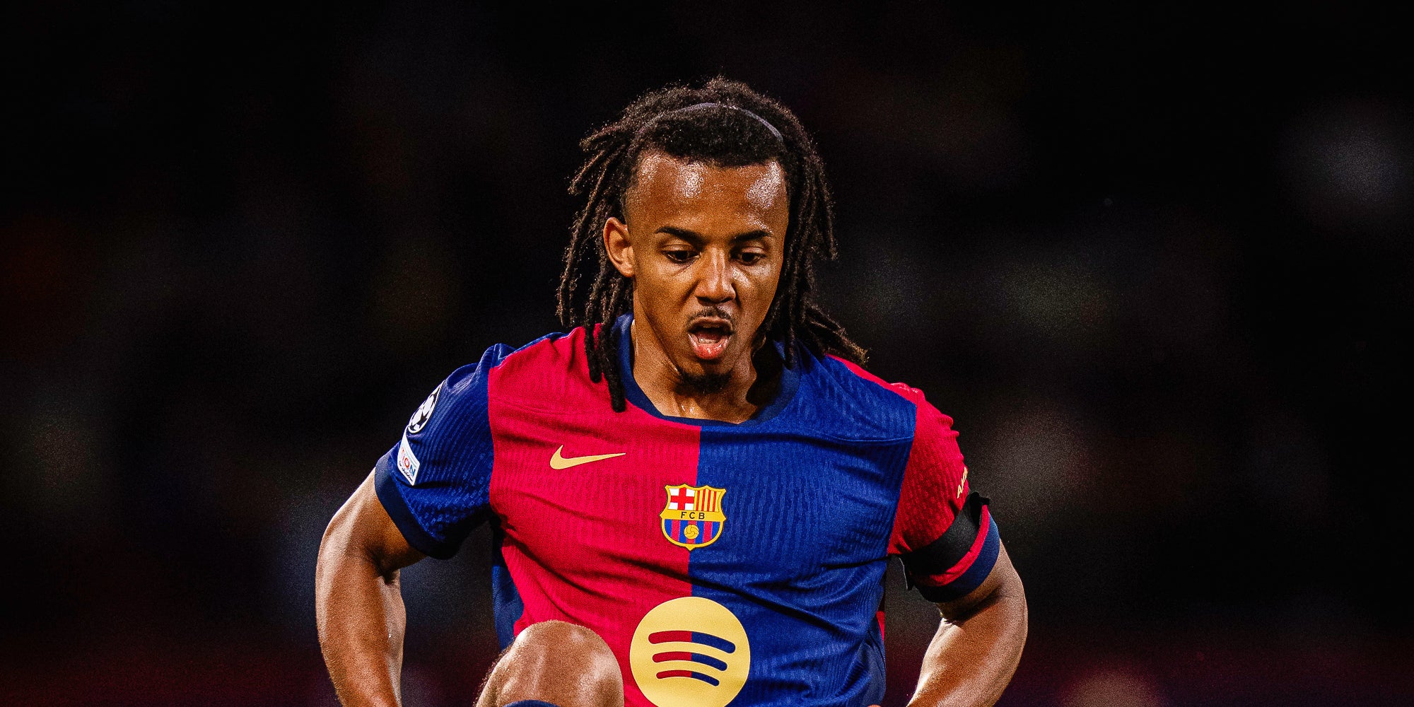 Jules Kounde, durant el Barça-Inter de Champions | FC Barcelona