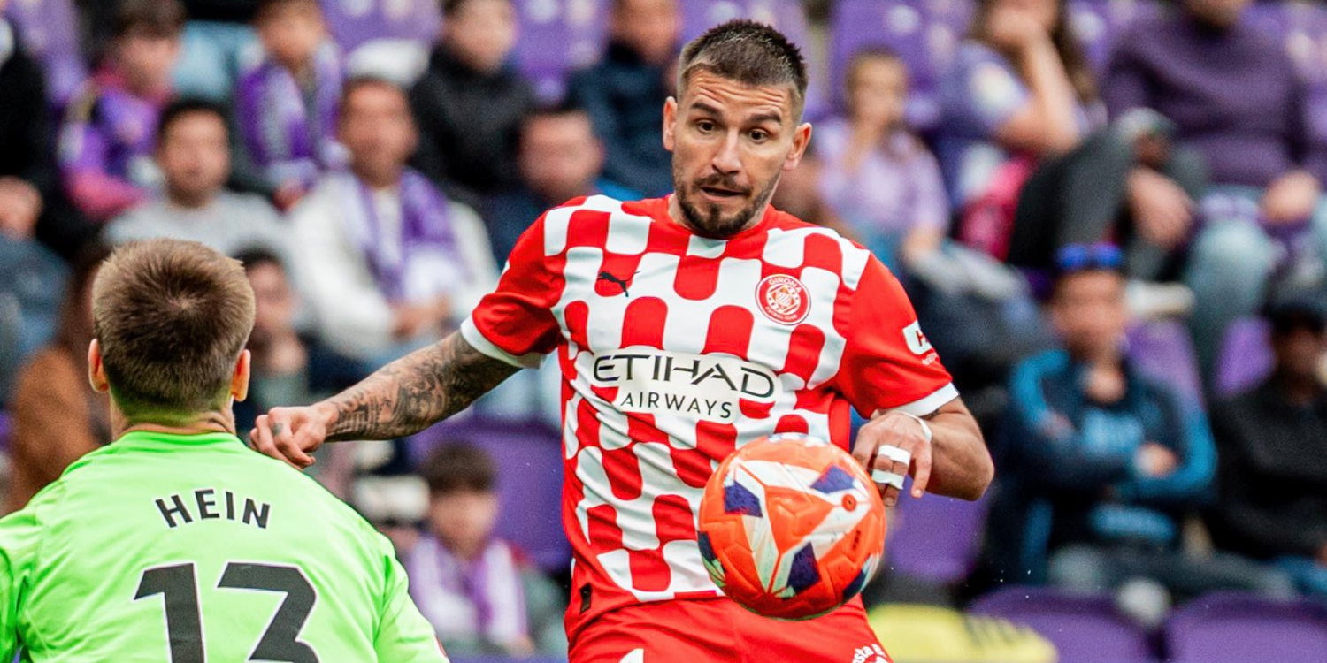 Portu, durant el Valladolid-Girona de Lliga | Girona FC