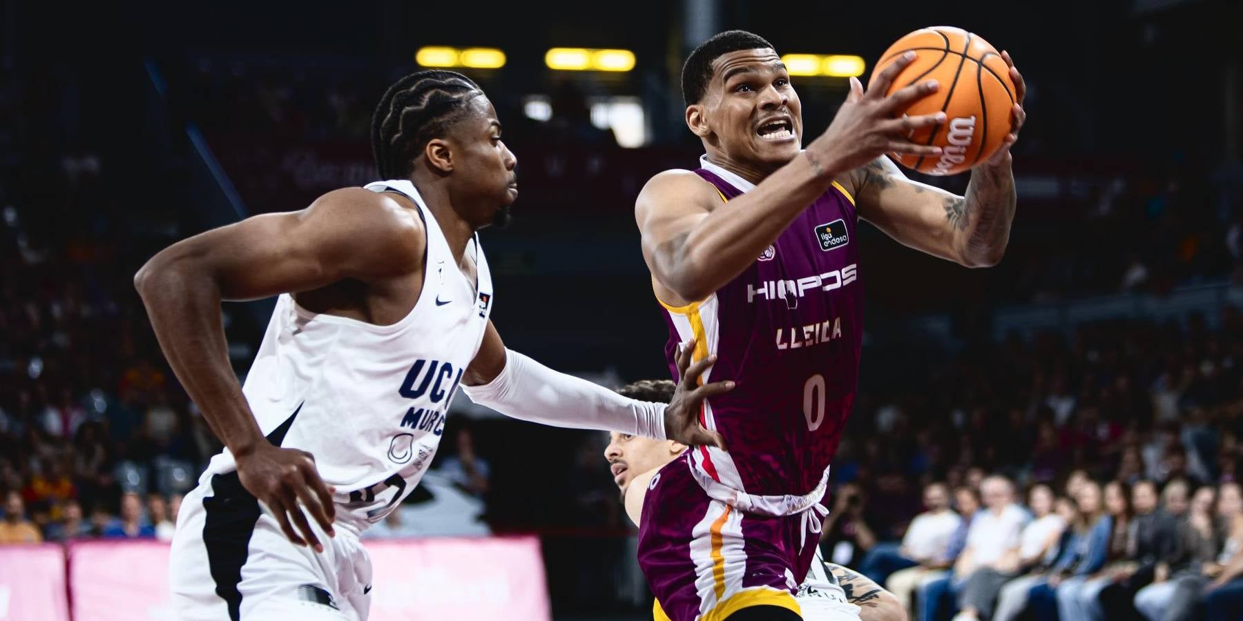 Demajeo Wiggins durant el Hiopos Lleida - UCAM Murcia | Hiopos Lleida