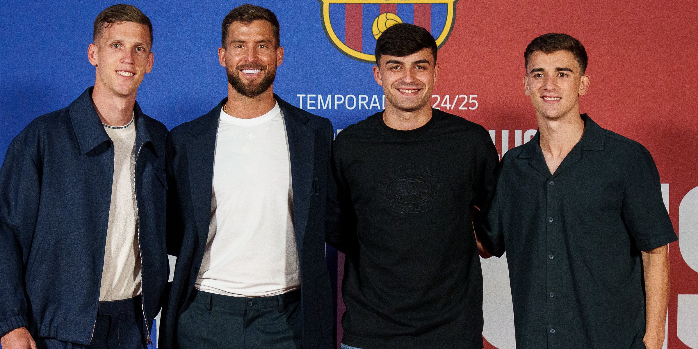 Alguns jugadors del Barça, en el sopar de celebració de la temporada | FC Barcelona