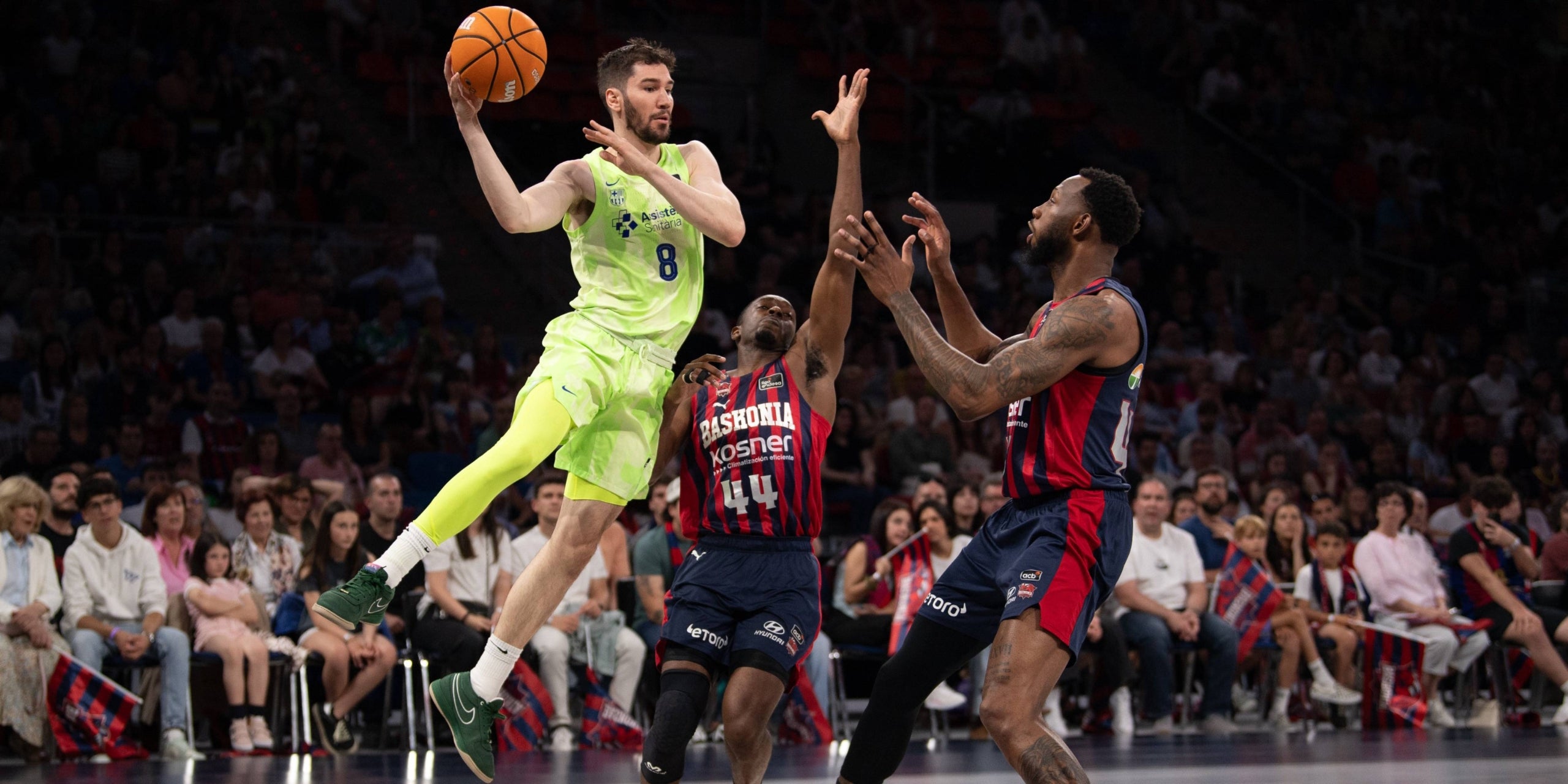 Darío Brizuela durant el Baskonia-Barça de Lliga | FC Barcelona
