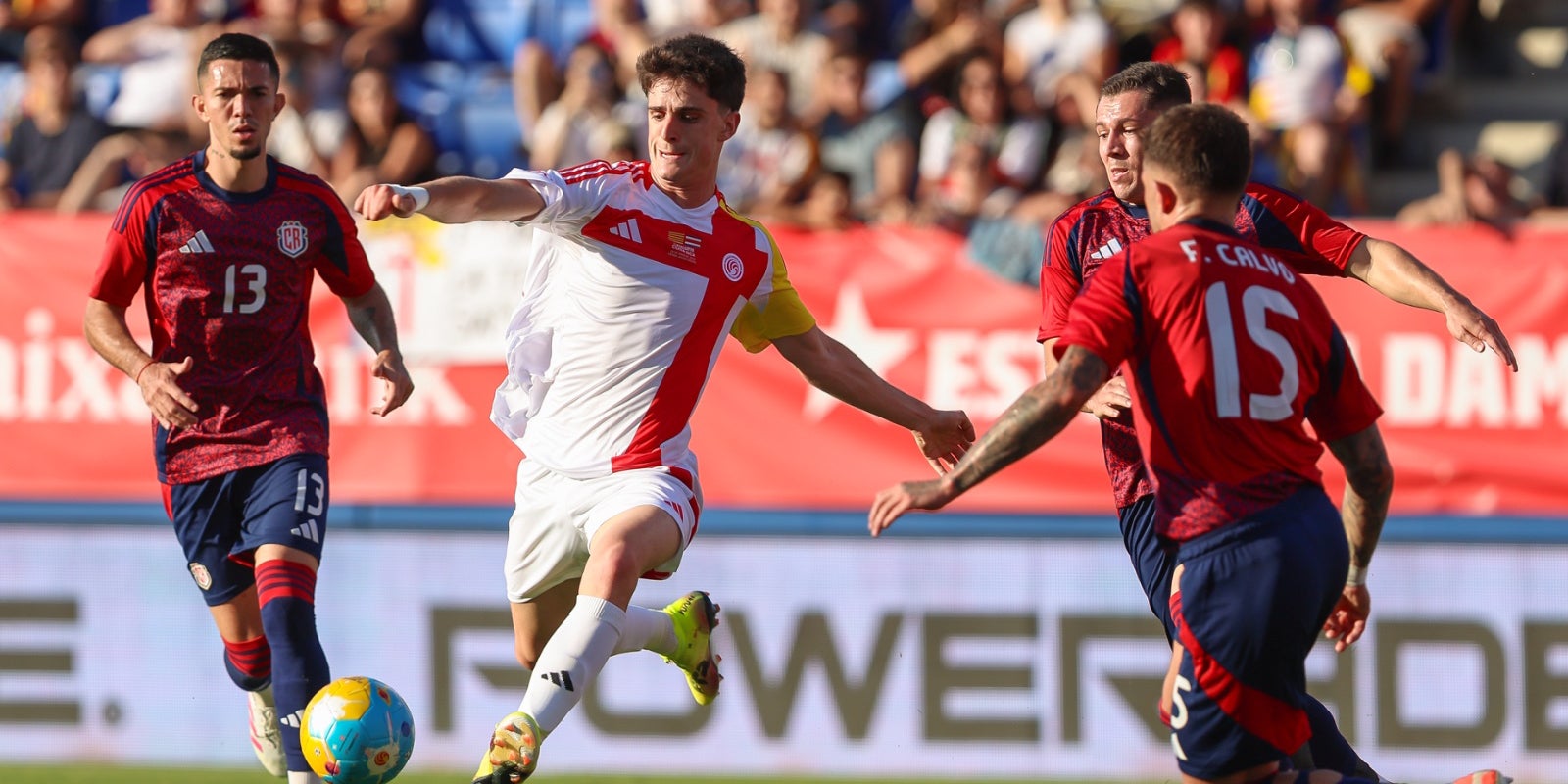Pau Víctor, durante el Catalunya-Costa Rica | FCF