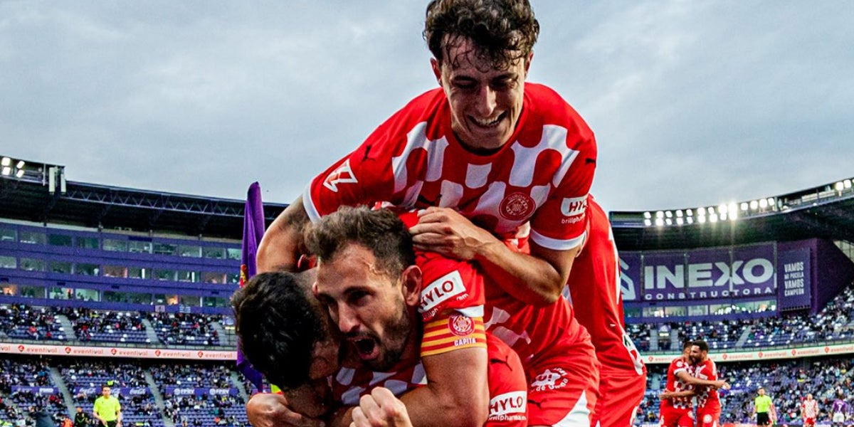 Els jugadors del Girona, celebrant un gol contra el Valladolid | Girona FC