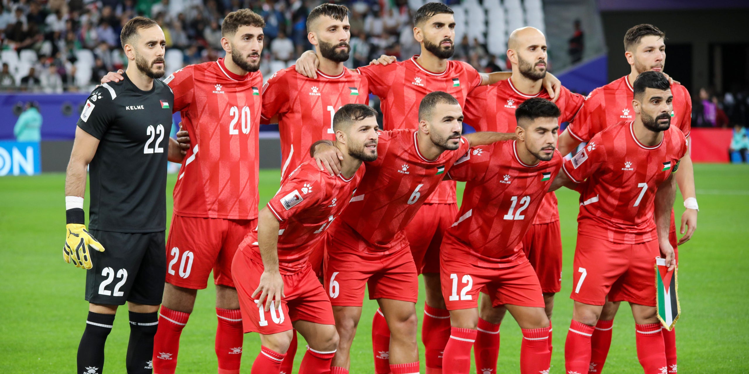 La selección de fútbol de Palestina, en una imagen de archivo | Europa Press